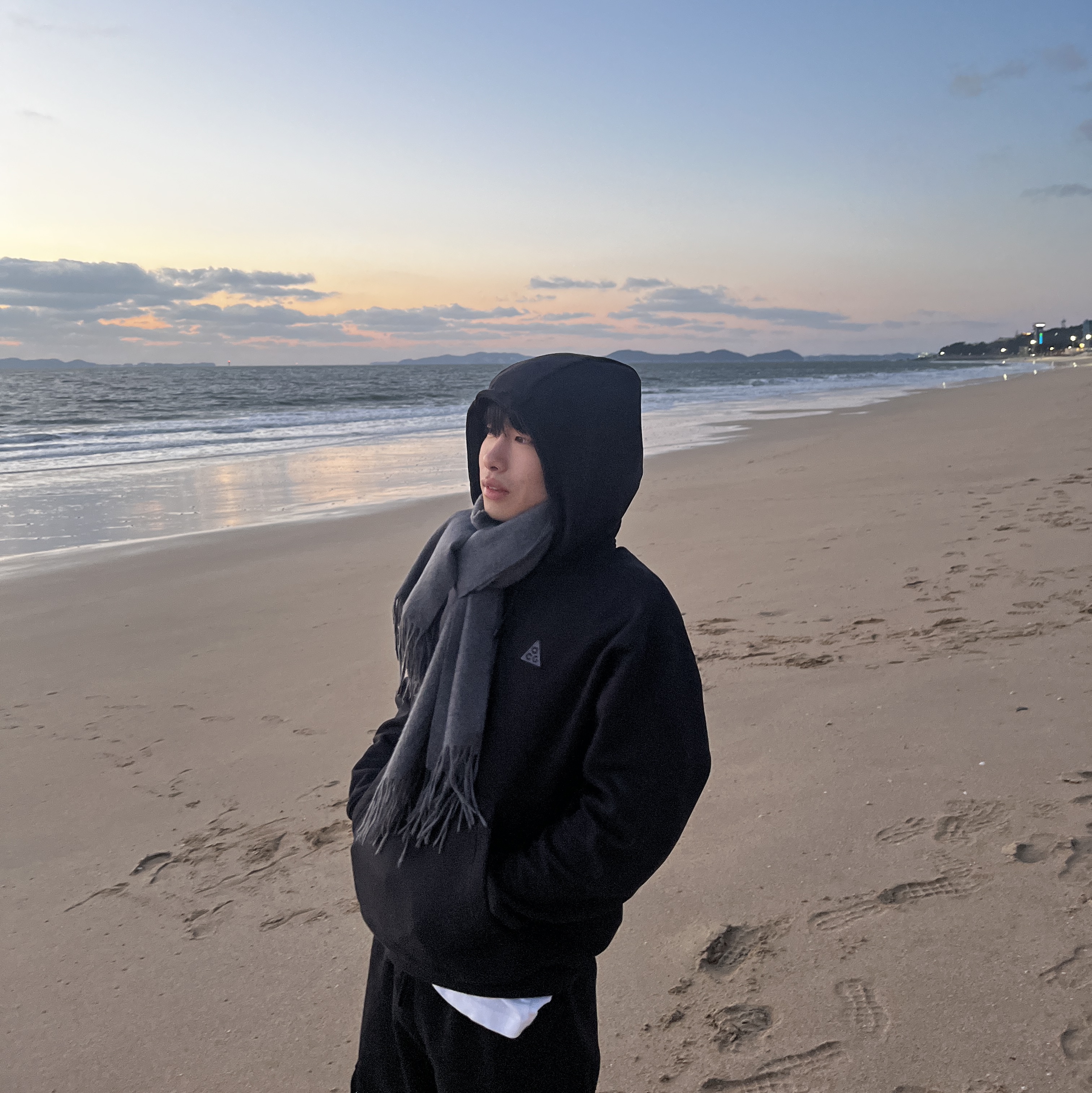 Nike ACG Pullover Fleece Hoodie Black Anthracite - Asia 착용 스타일