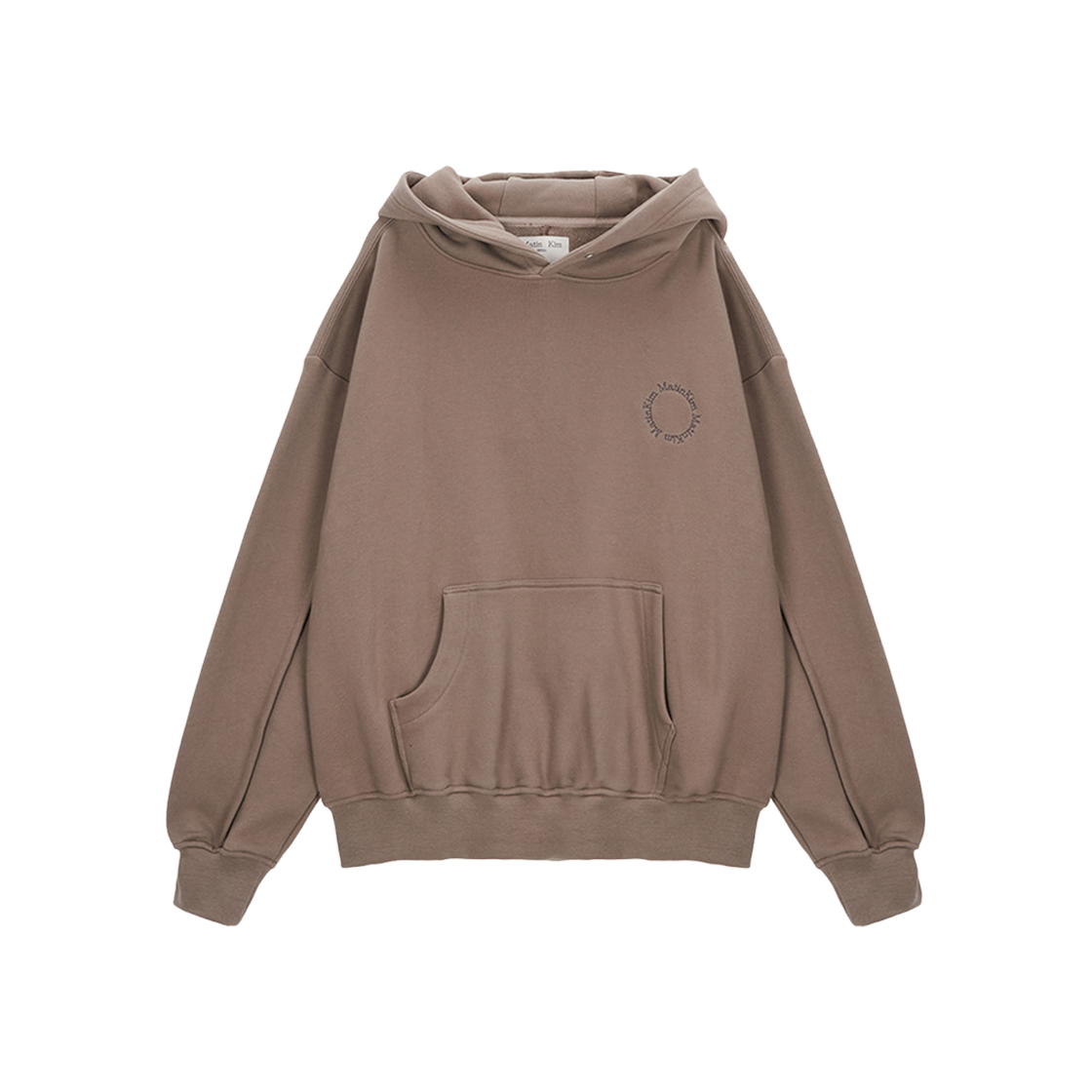 (W) Matin Kim Oblique Pocket Hoody Khaki 상세 이미지 1