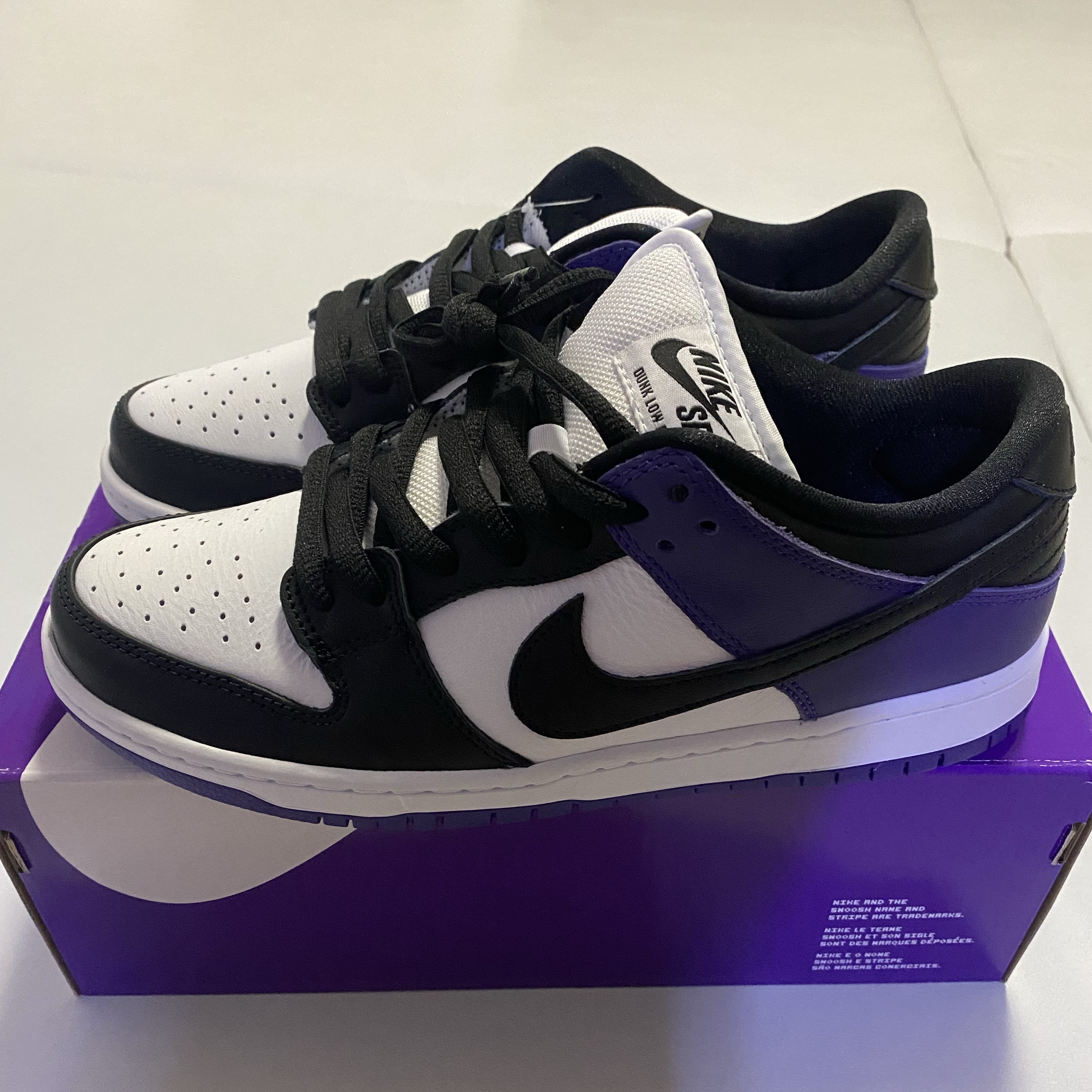 Nike SB Dunk Low Pro Court Purple 착용 스타일
