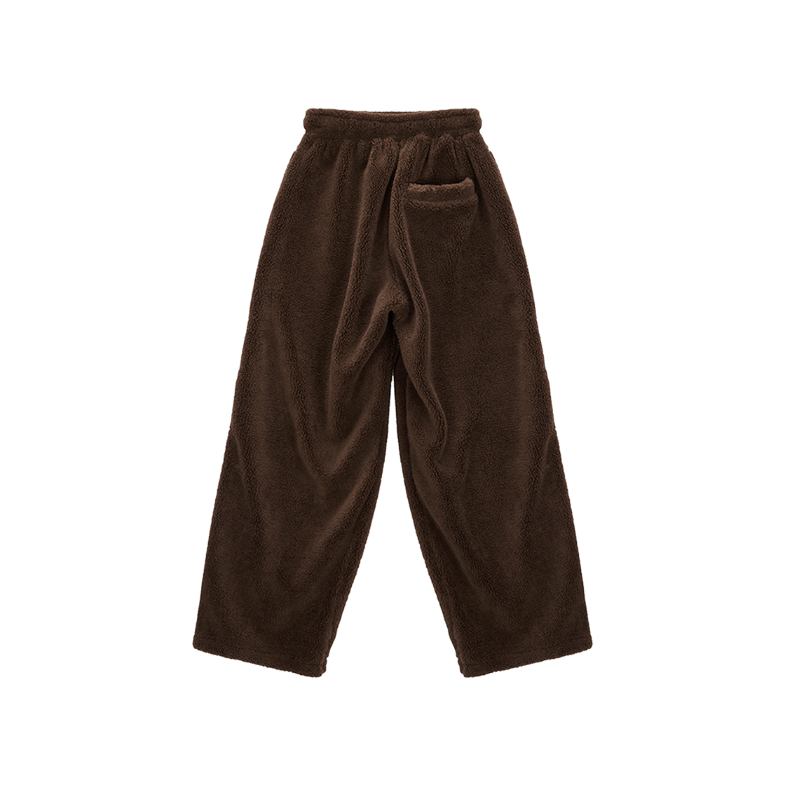 (W) Matin Kim Fleece Loose Fit Pants Brown 상세 이미지 1