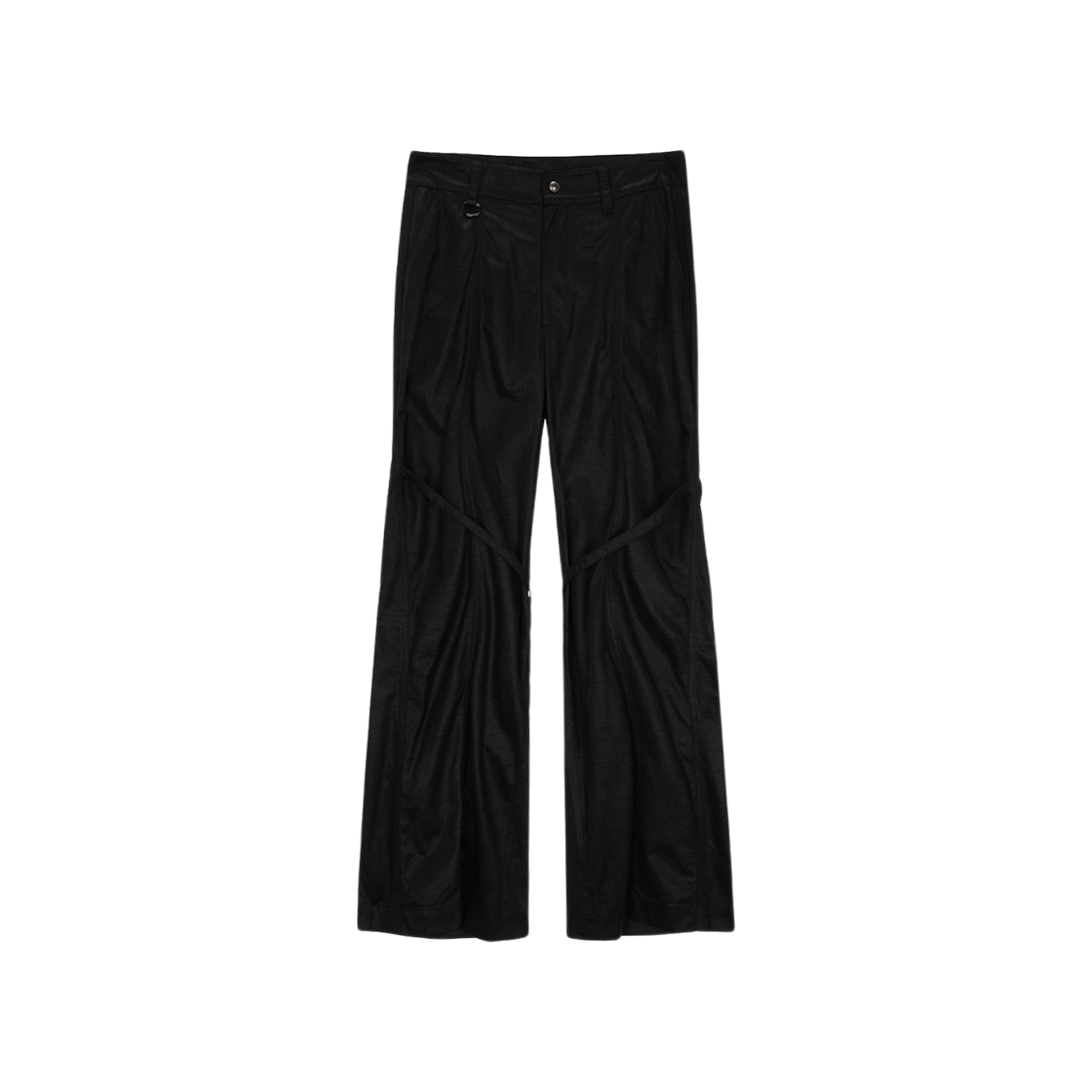 (W) Matin Kim Belt On Knee Pants Black 상세 이미지 2