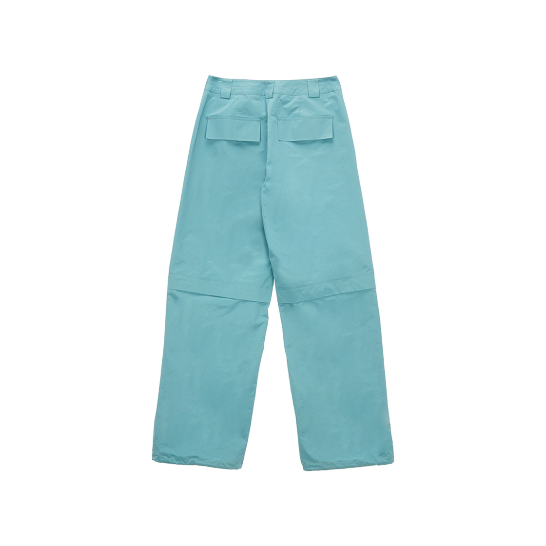 (W) Matin Kim Knee Zip Out Pocket Pants Aqua Green 상세 이미지 2