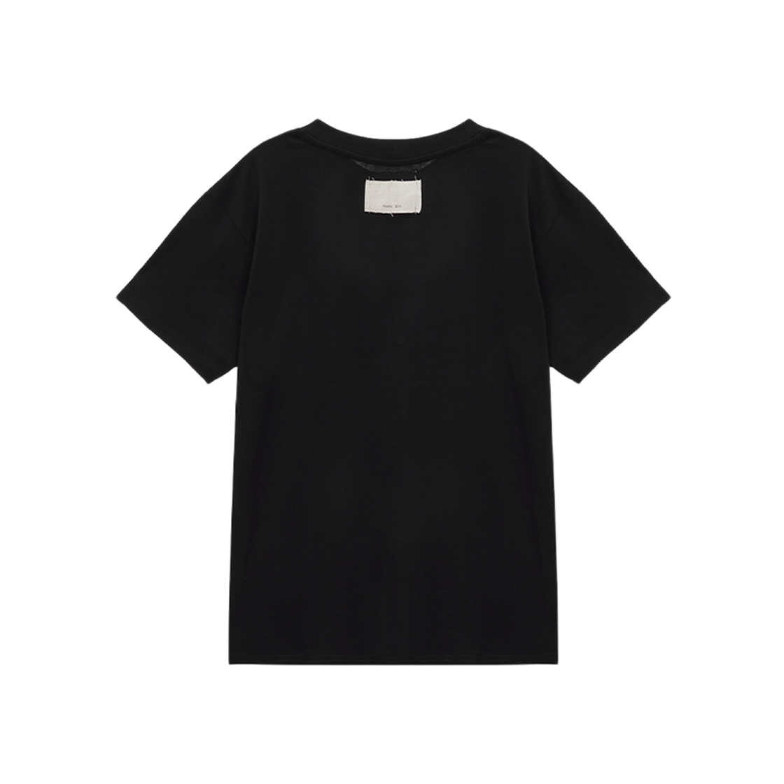 (W) Matin Kim Matin Logo Shirring Top Black 상세 이미지 2