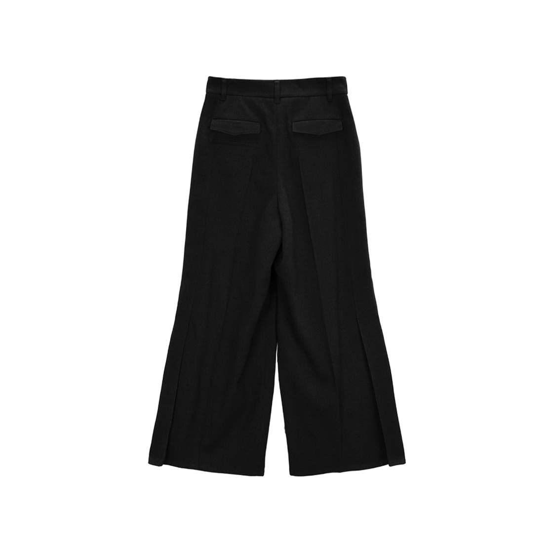 (W) Matin Kim Side Pleats Trouser Black 상세 이미지 2