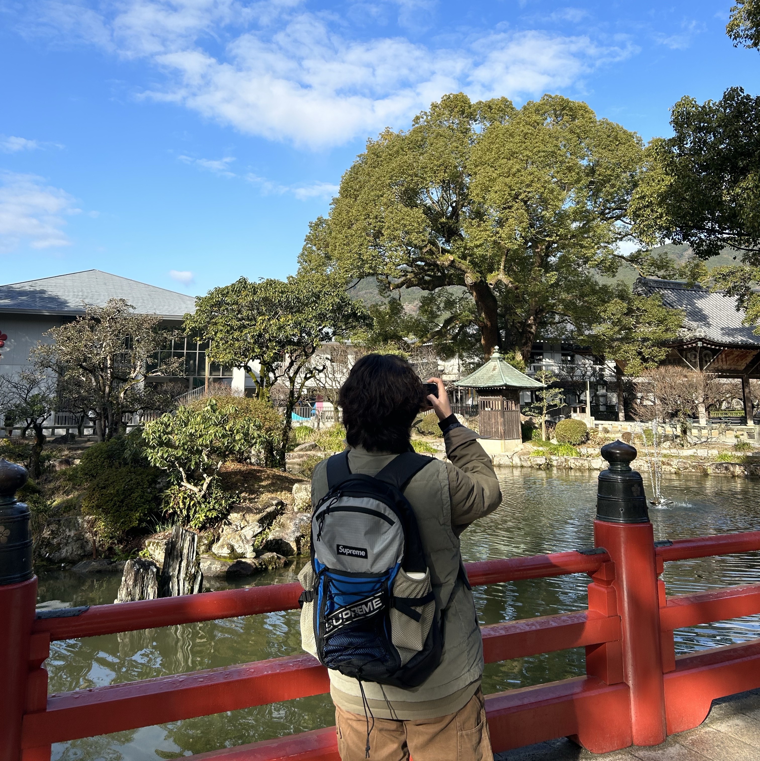 Arc'teryx Bird Head Toque Orca, Supreme Backpack Blue - 23FW 착용 스타일 - 2