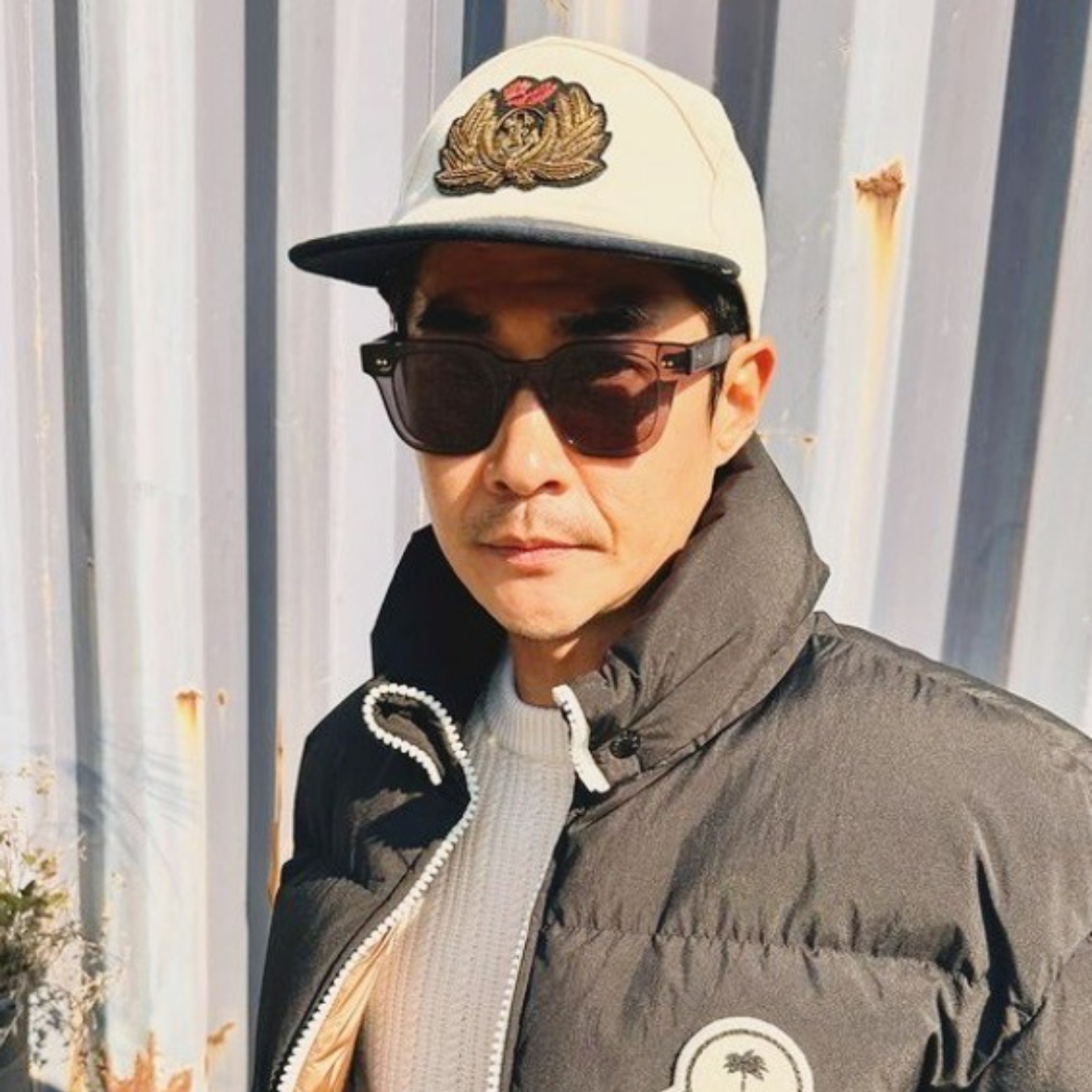 Moncler x Palm Angels Rodmar Short Down Jacket Black - 23FW 착용 스타일 - 2