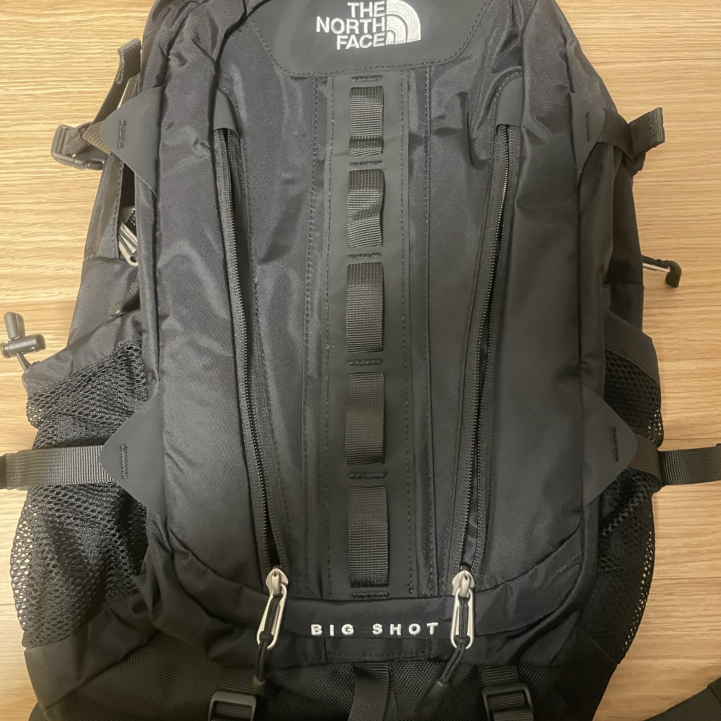 The North Face Big Shot Black 착용 스타일