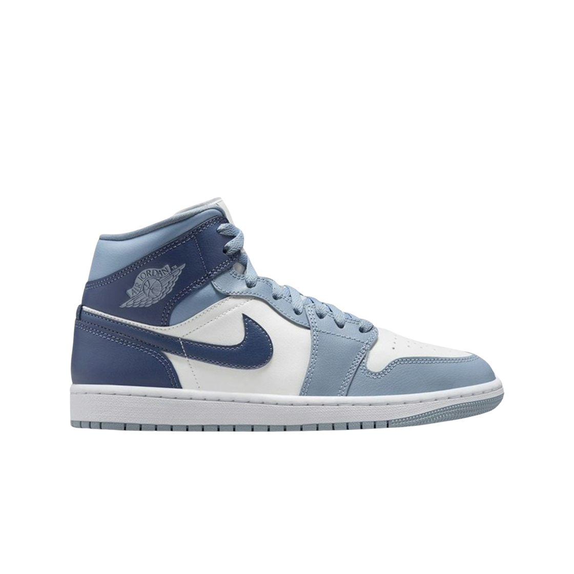 (W) 조던 1 미드 세일 디퓨즈드 블루((W) Jordan 1 Mid Sail Diffused Blue)