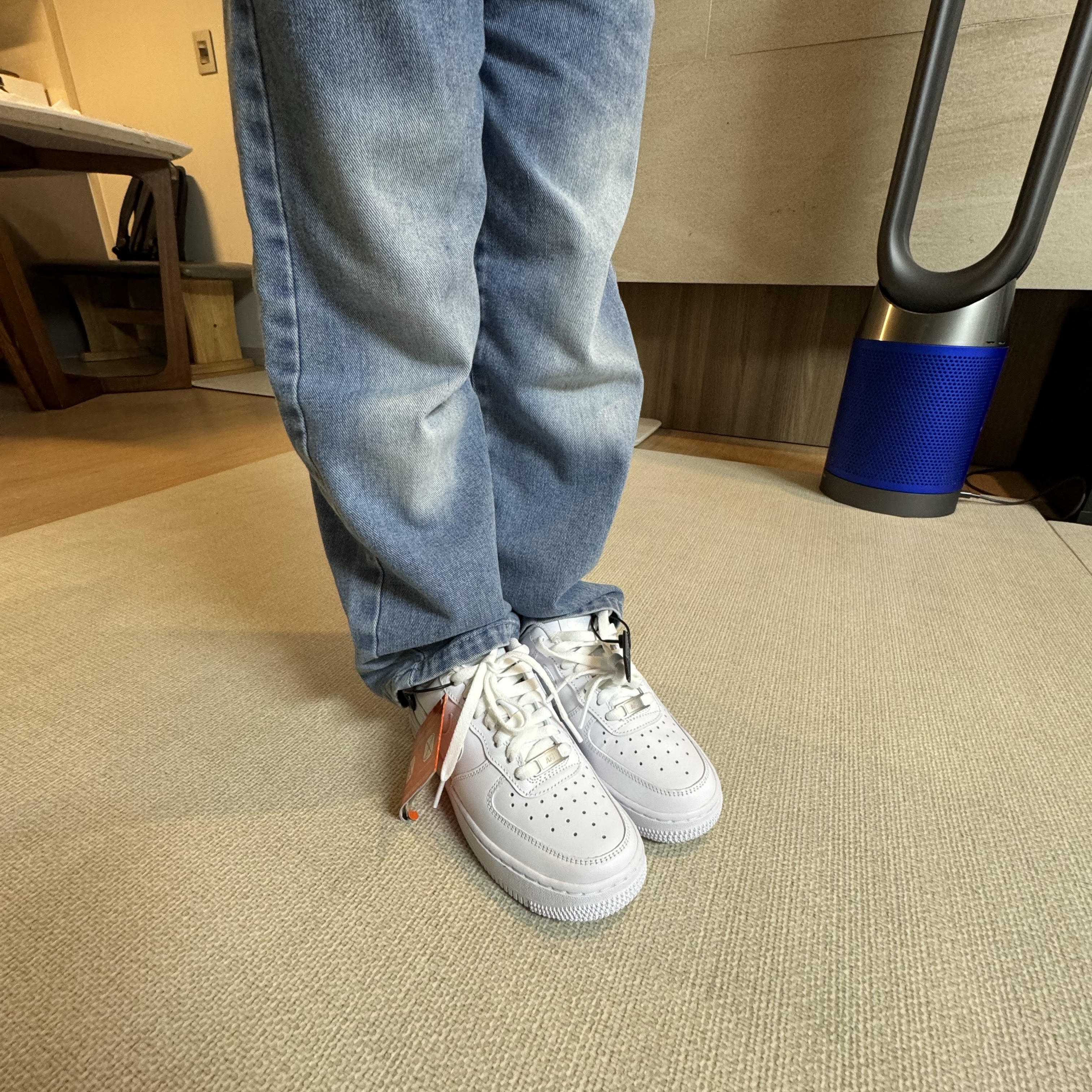 (W) Nike Air Force 1 '07 Low White 착용 스타일