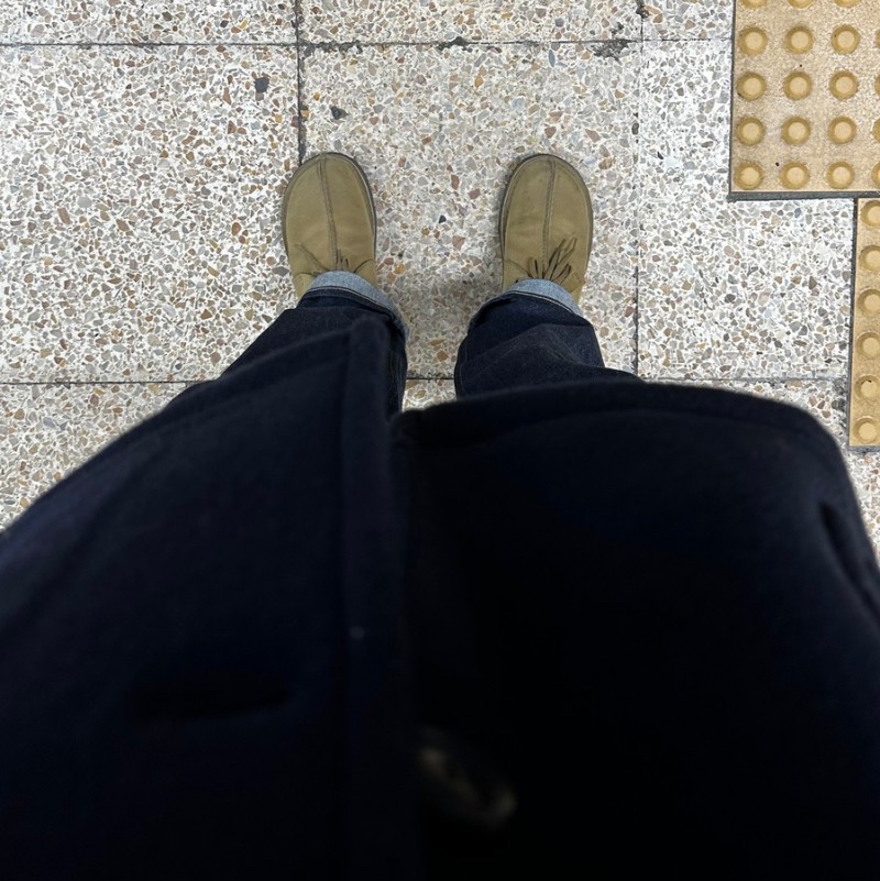 Clarks Desert Trek Sand Suede 착용 스타일