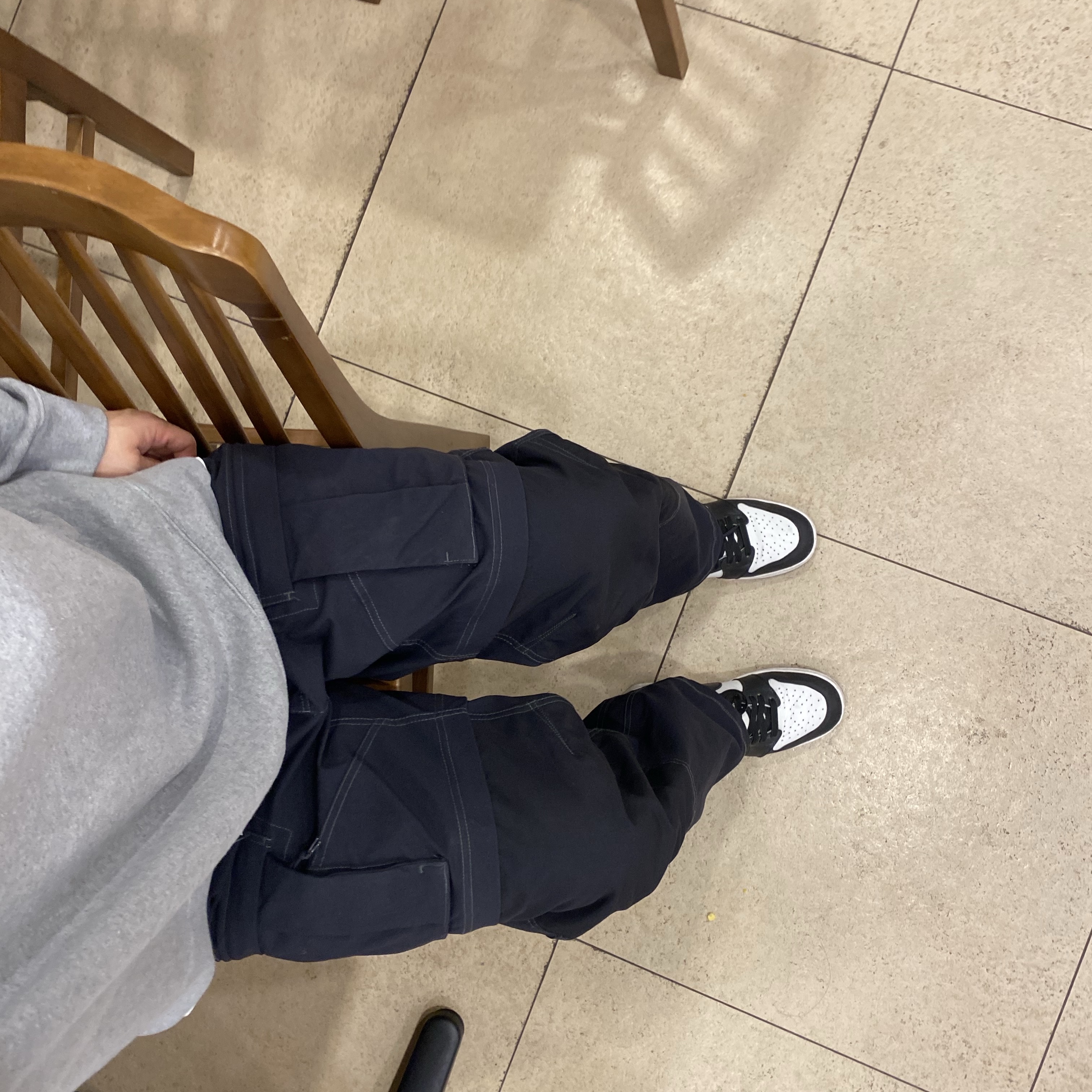 Jordan 1 High 85 Black White 착용 스타일