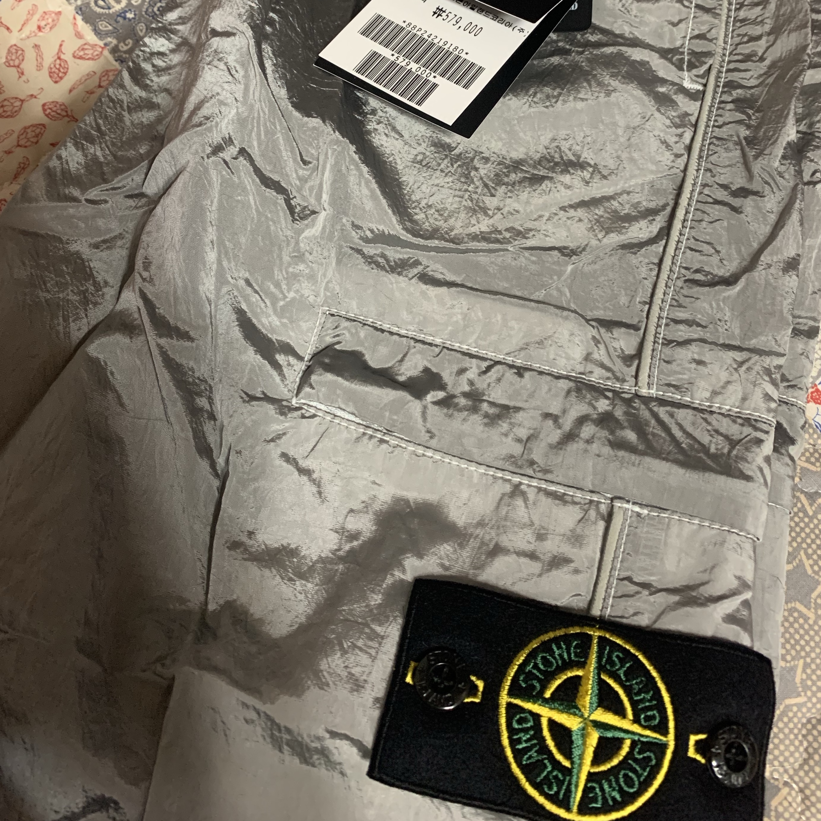 Stone Island 31021 Nylon Metal Garment Dyed Cargo Pants Ice - 22SS 착용 스타일