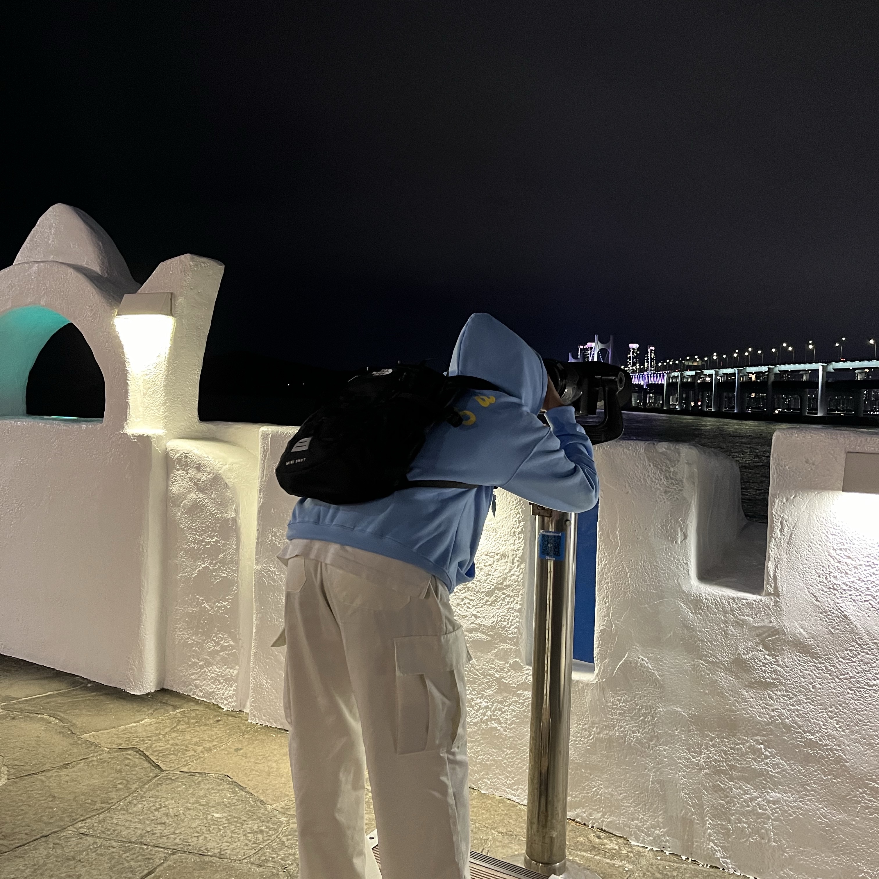 IAB Studio Hoodie Sky Blue Lemon, Nike Air Force 1 '07 Low White 착용 스타일