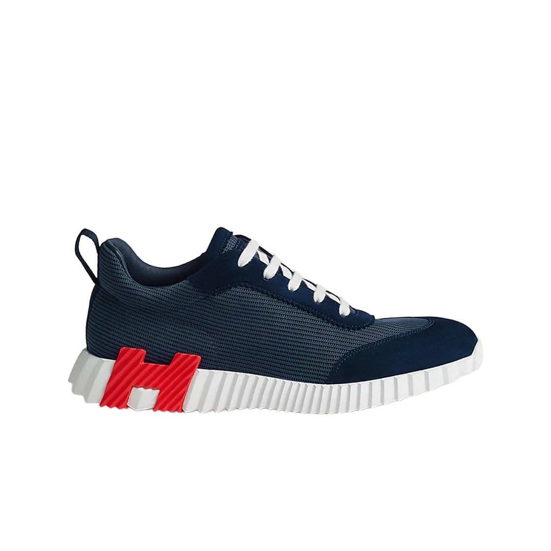 에르메스 바운싱 스니커즈 메쉬 스웨이드 고트스킨 & 마린(Hermes Bouncing Sneakers Mesh Suede Goatskin & Marine) - 1