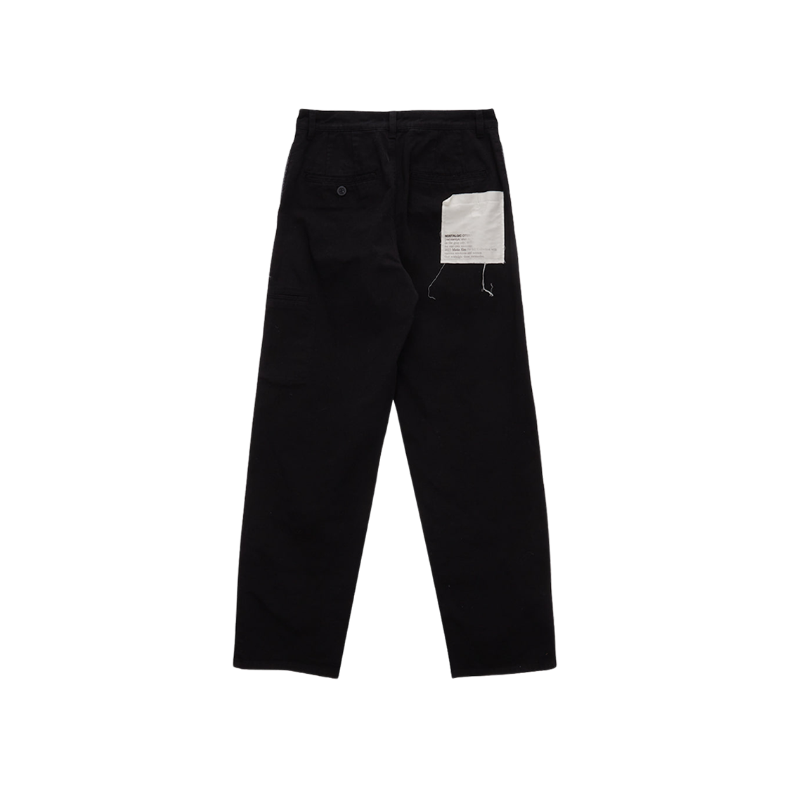 (W) Matin Kim Patched Dying Pants Black 상세 이미지 2