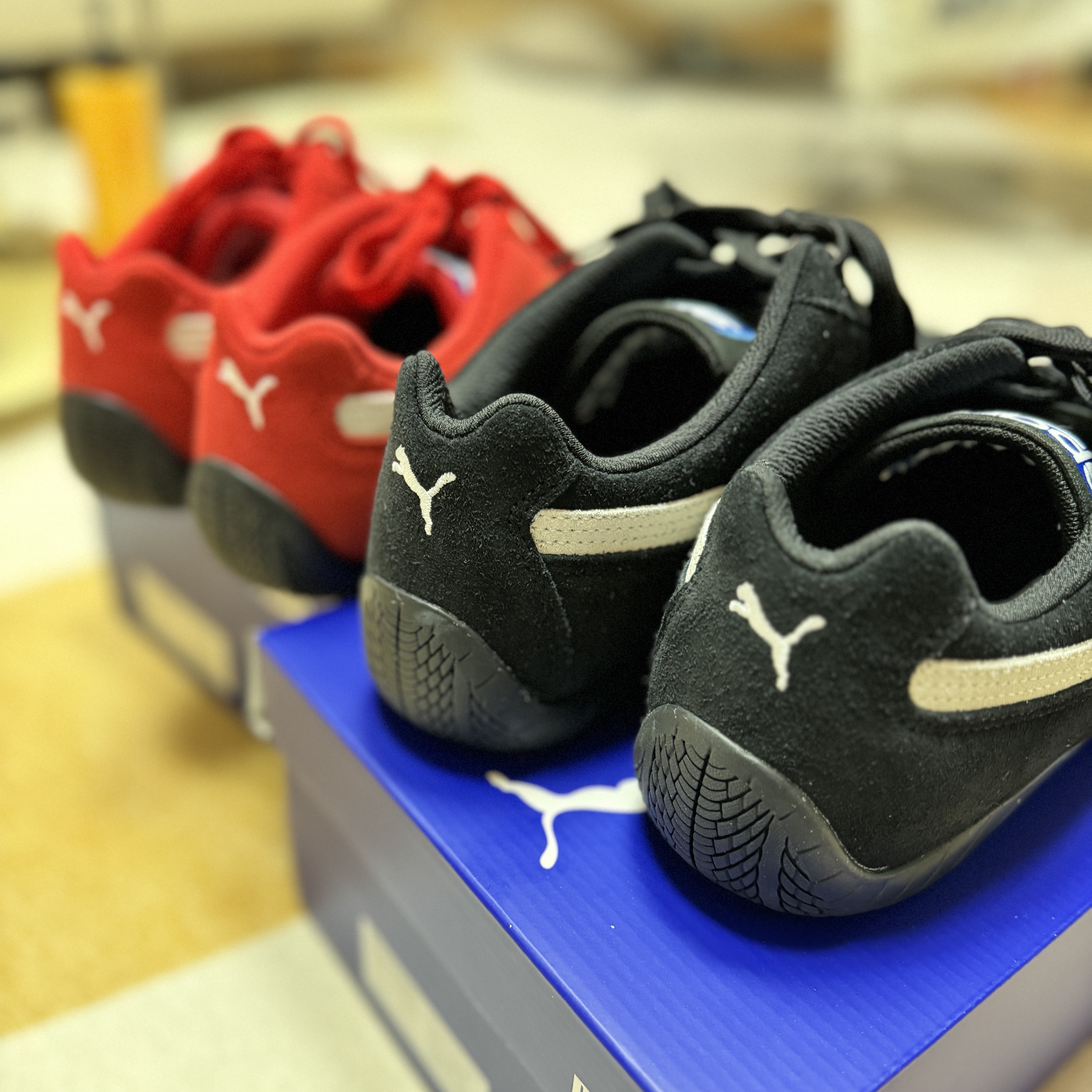 Puma Speedcat OG Sparco Black White, Puma Speedcat OG Sparco Ribbon Red White 착용 스타일 - 3