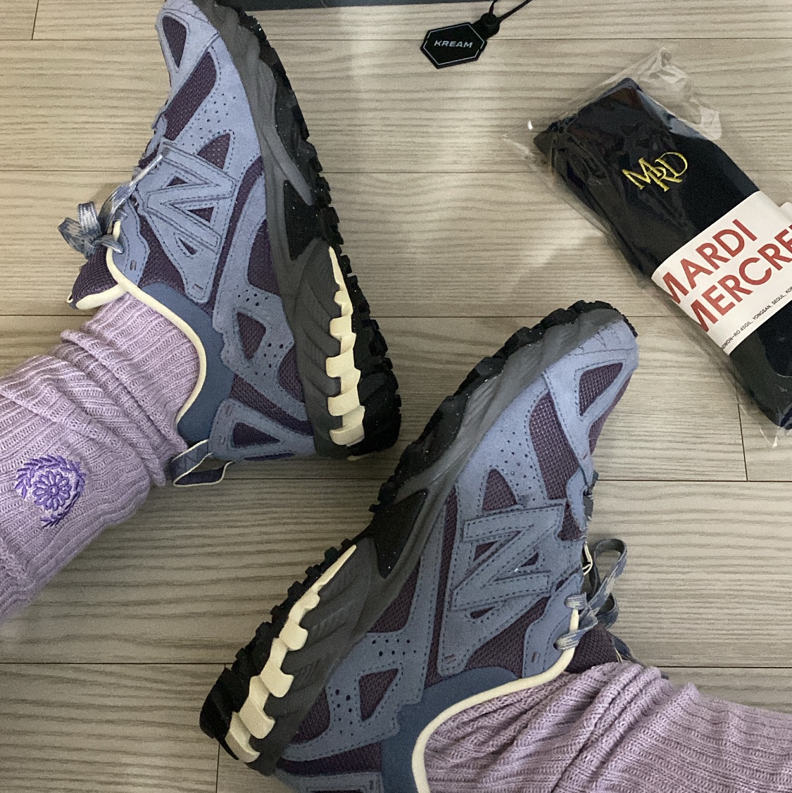 New Balance ML610T Arctic Grey - D Standard 착용 스타일