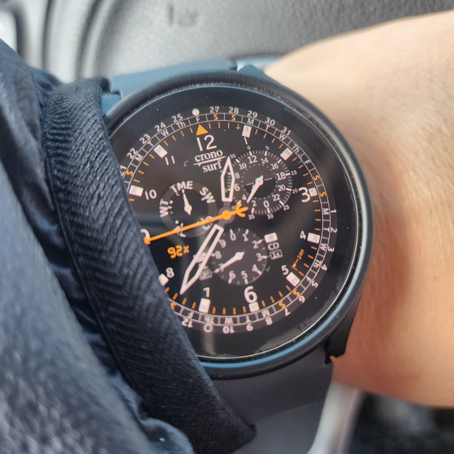 Samsung Galaxy Watch5 44mm Bluetooth Graphite (Korean Ver.) 착용 스타일