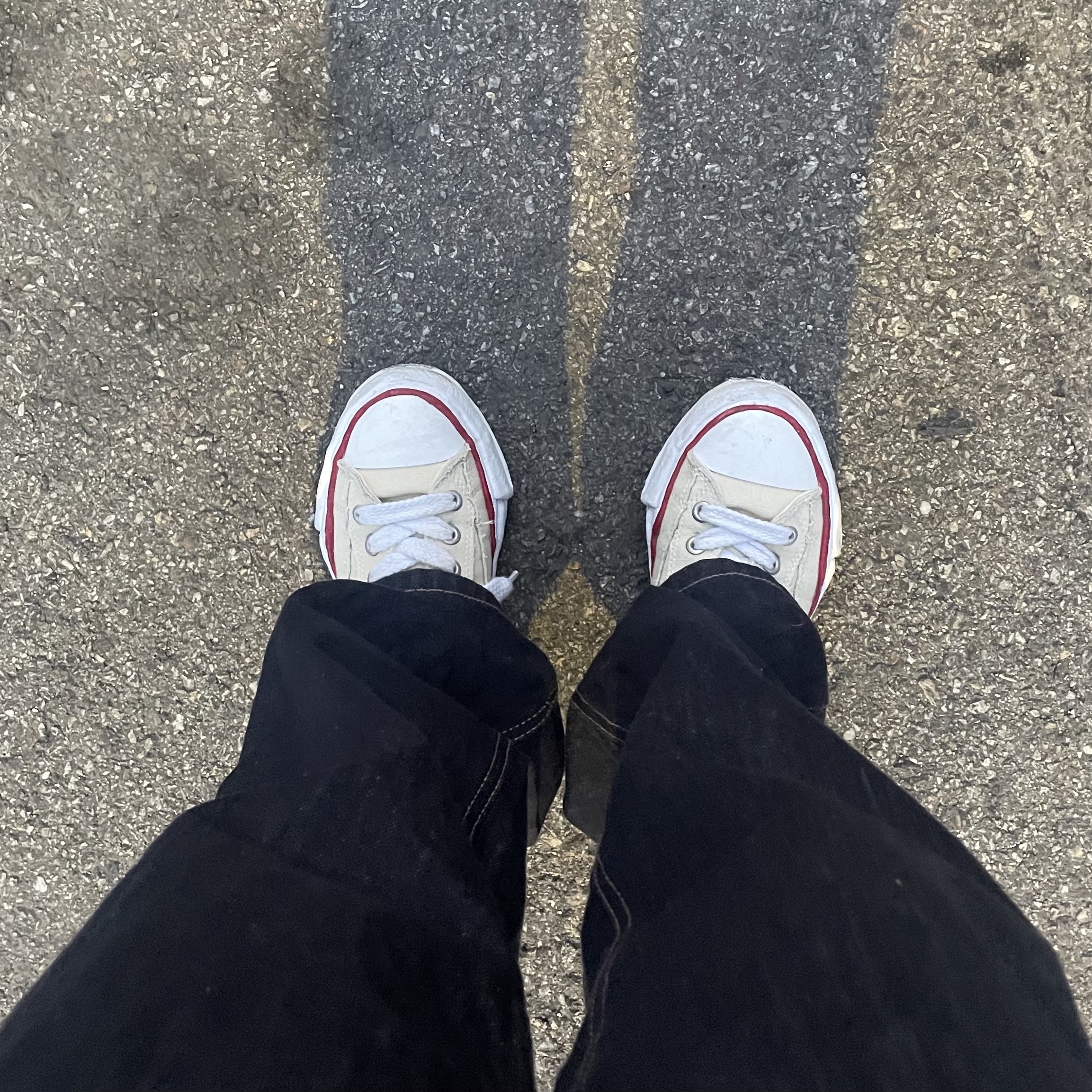 Maison Mihara Yasuhiro Peterson OG Sole Canvas Low-top Sneakers Natural 착용 스타일