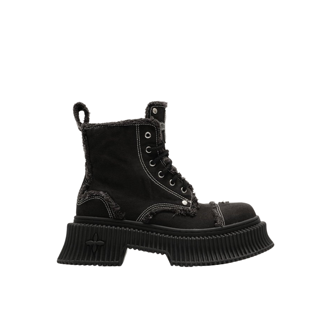 S0010B1 (W) SMFK Compass Dark Biscuit Desert Boots Black