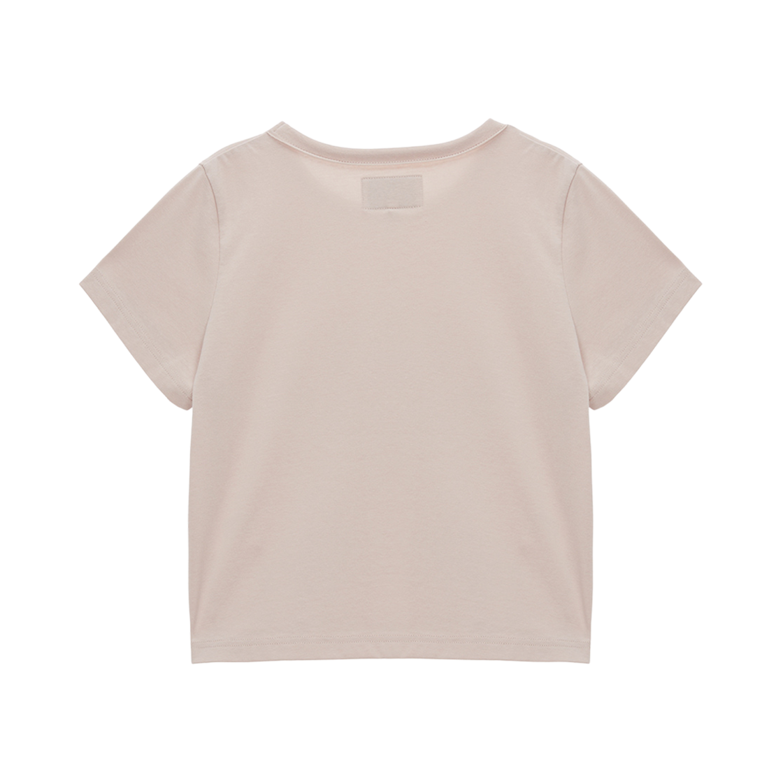 (W) Matin Kim Matin Crescendo Logo Crop Top Beige 상세 이미지 2