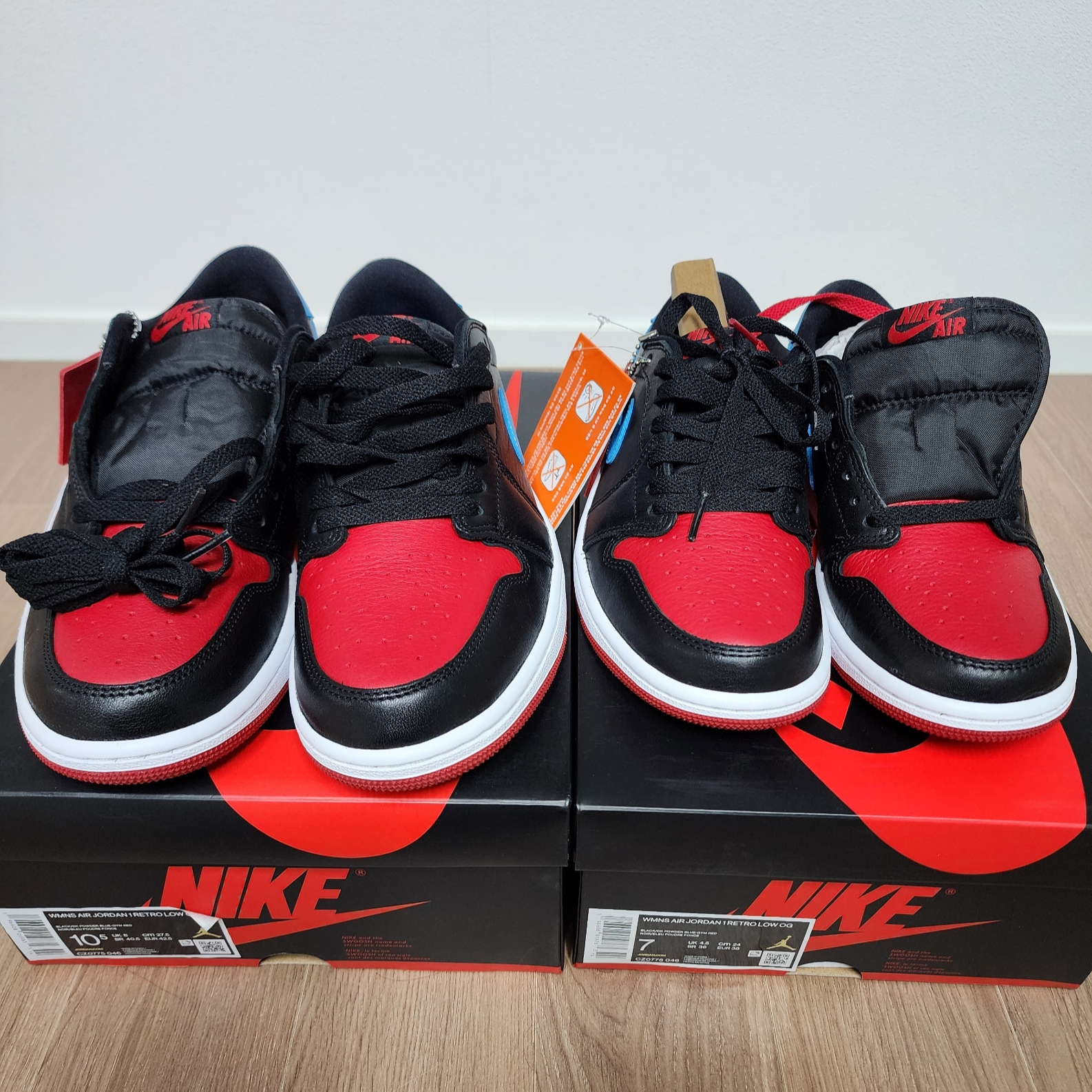 (W) Jordan 1 Retro Low OG NC to CHI 착용 스타일 - 1