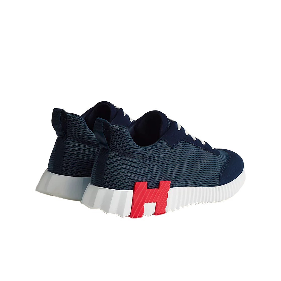 에르메스 바운싱 스니커즈 메쉬 스웨이드 고트스킨 & 마린(Hermes Bouncing Sneakers Mesh Suede Goatskin & Marine) - 2