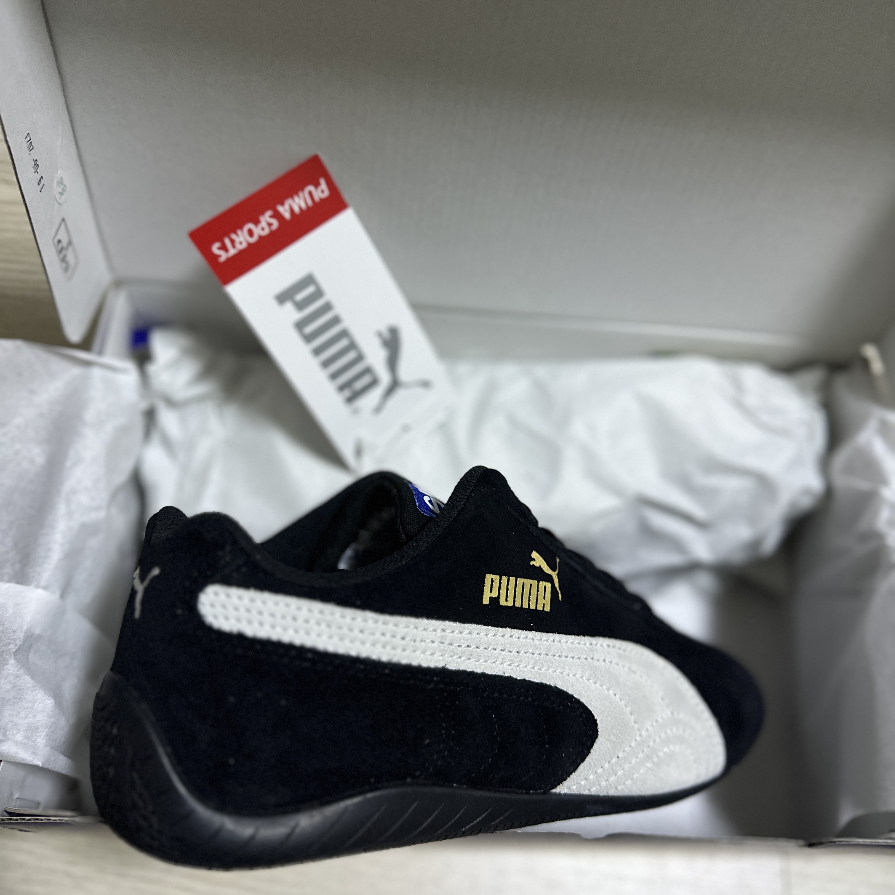 Puma Speedcat OG Sparco Black White 착용 스타일