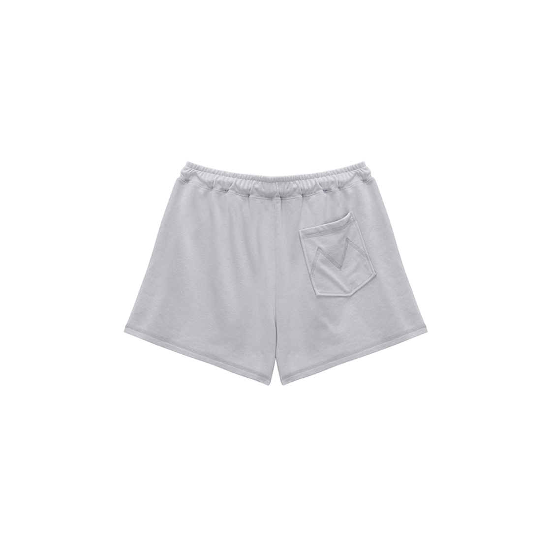 (W) Matin Kim Stitch Point Label Sweatshorts Light Grey 상세 이미지 2