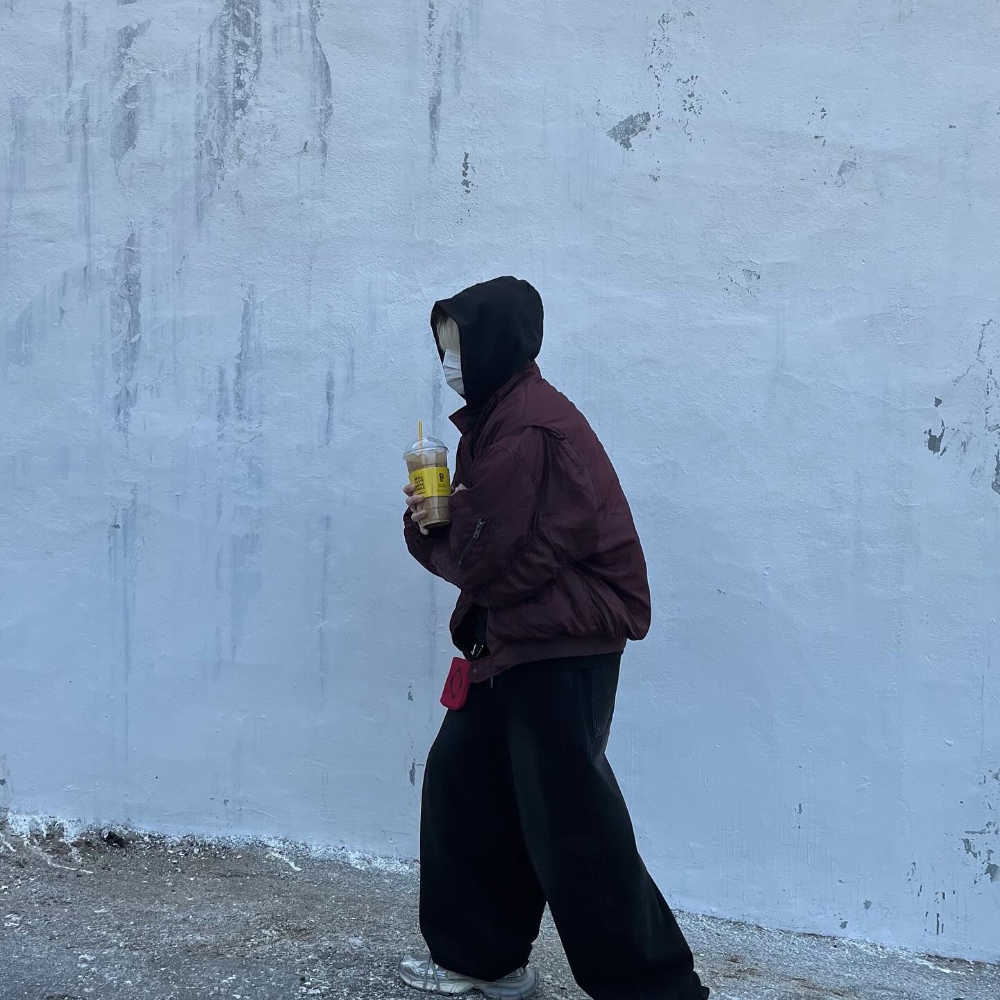 Balenciaga 3XL Sneakers Light Beige 착용 스타일 - 2
