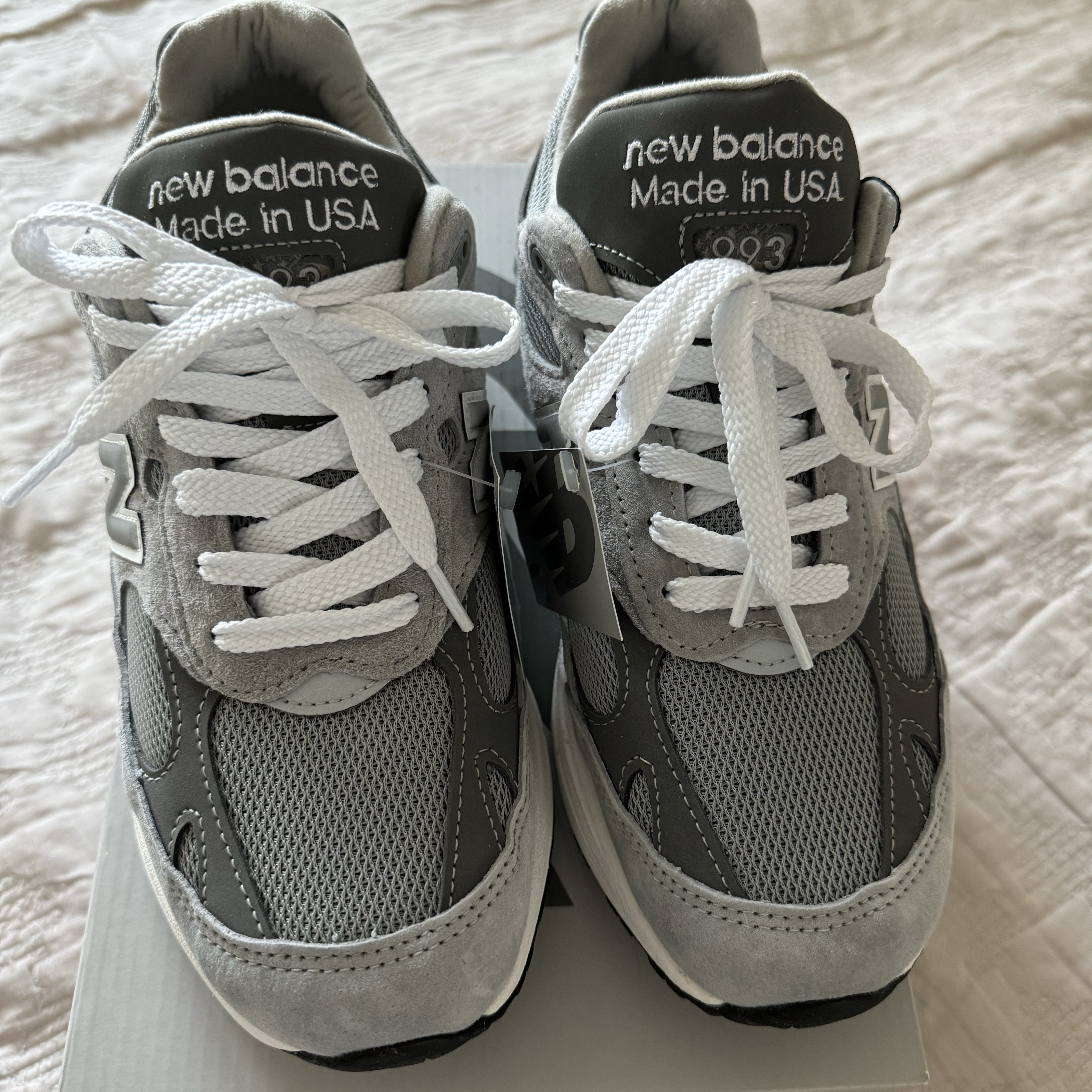 New Balance 993 Made in USA Grey - D Standard 착용 스타일