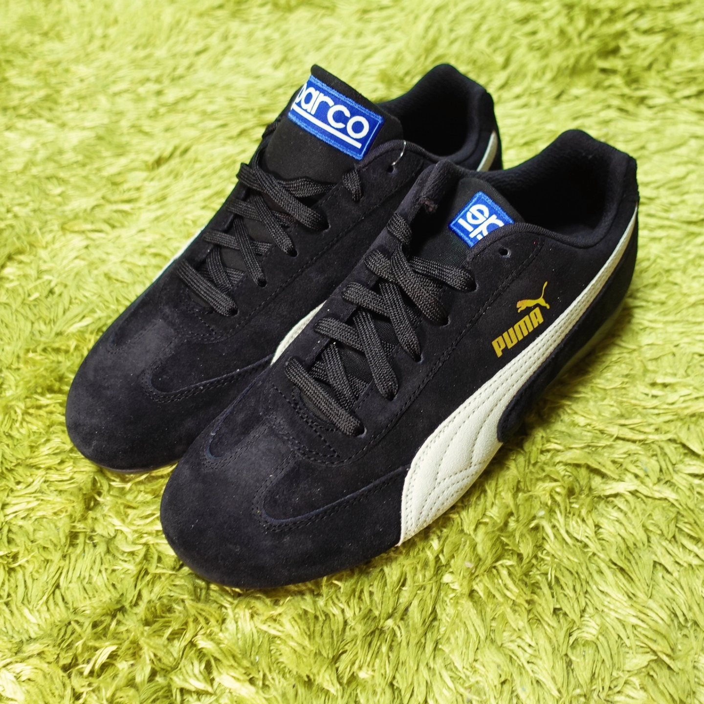 Puma Speedcat OG Sparco Black White, Puma Speedcat LS Black White 착용 스타일 - 3