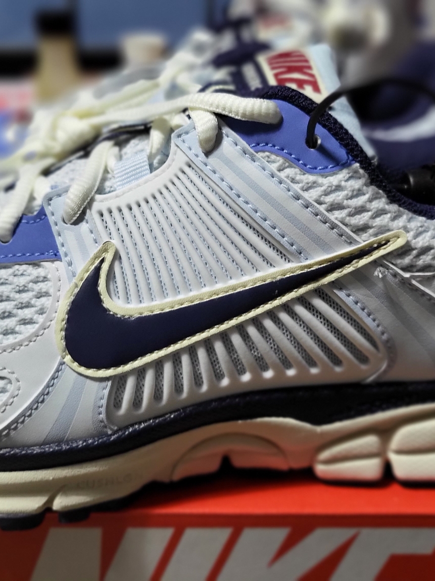 (W) Nike Zoom Vomero 5 Blue Tint Purple Ink 착용 스타일 - 4