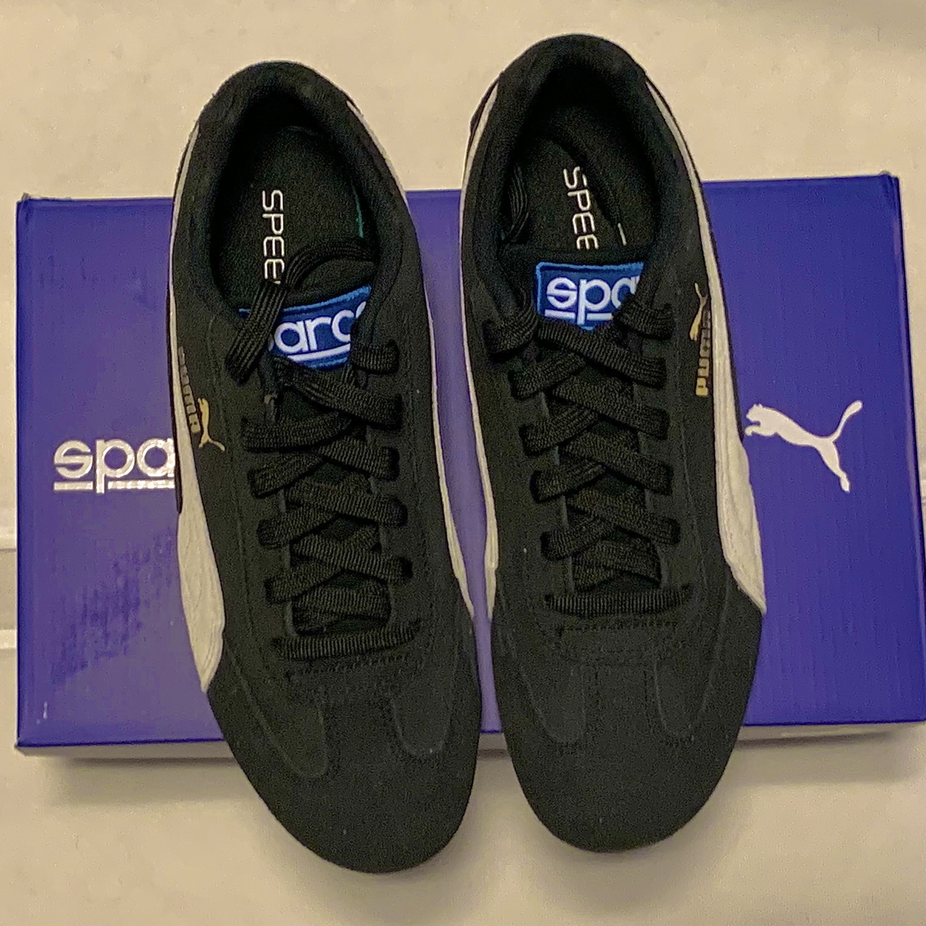 Puma Speedcat OG Sparco Black White 착용 스타일 - 2