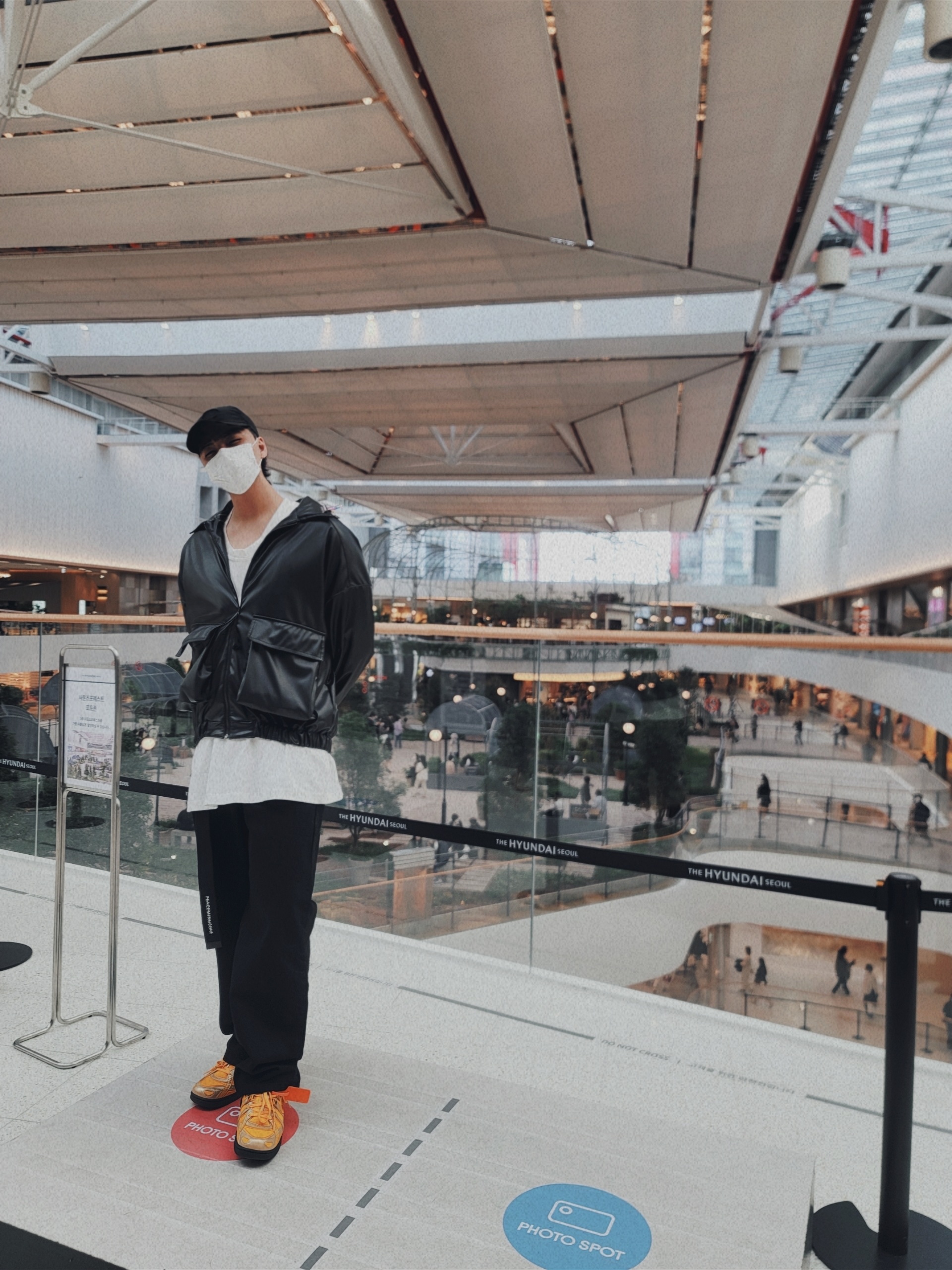 Nike x Off-White Air Rubber Dunk University Gold, Peaceminusone O-Ring Belt #2 Black 착용 스타일