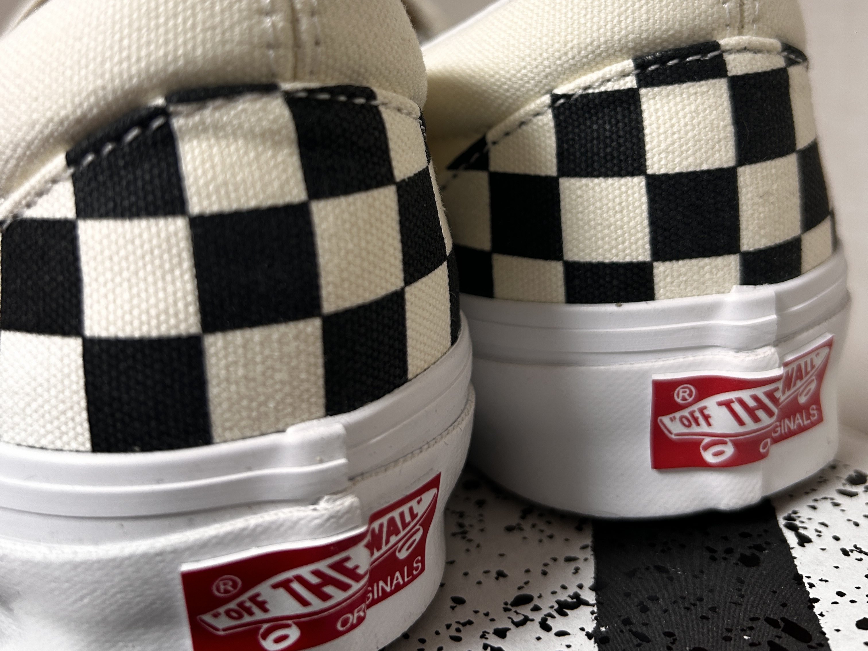 Vans Vault OG Classic Slip-On Checkerboard 착용 스타일 - 3