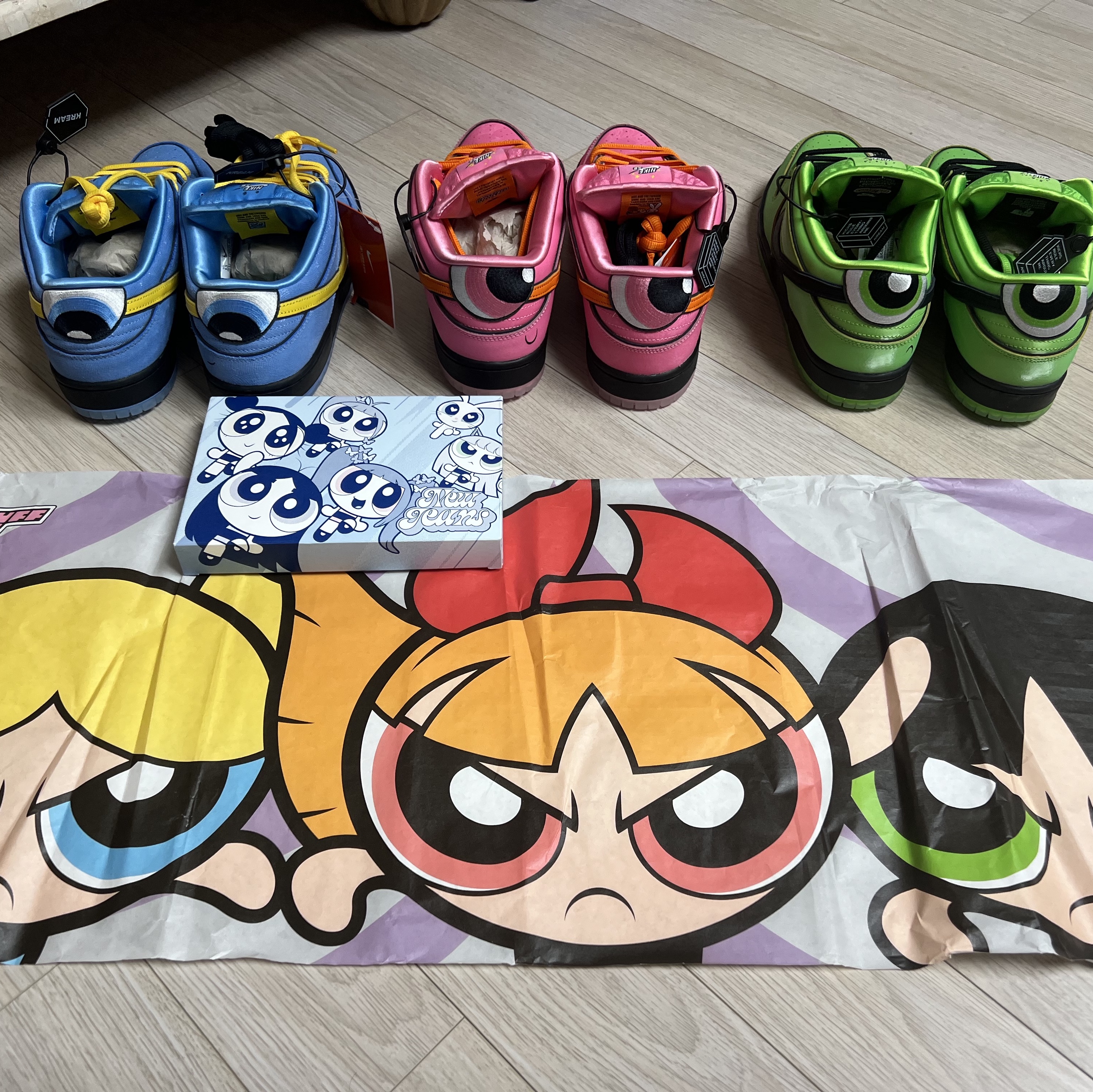 Nike x The Powerpuff Girls SB Dunk Low Pro QS Buttercup 착용 스타일