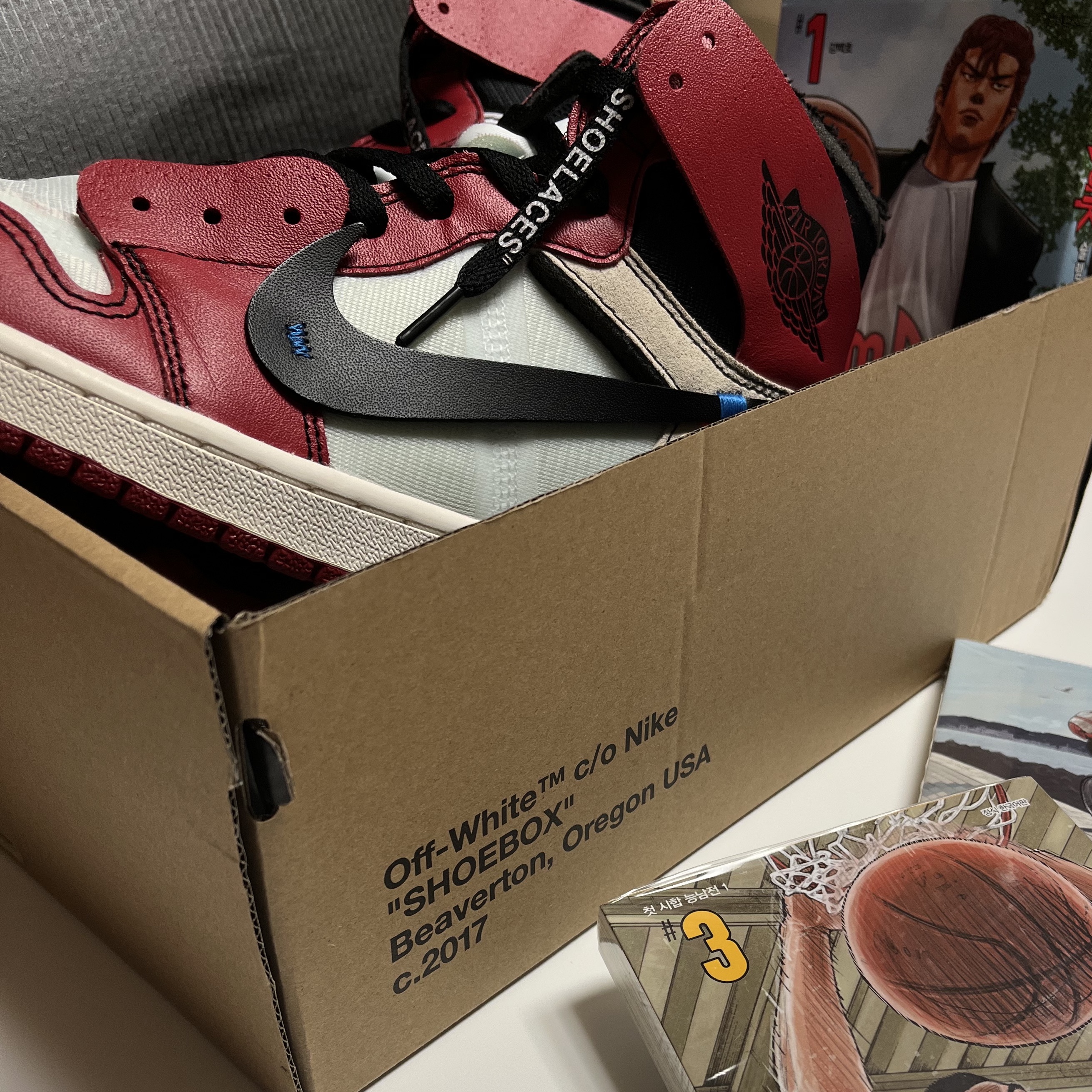 Jordan 1 x Off-White Retro High Chicago The Ten 착용 스타일
