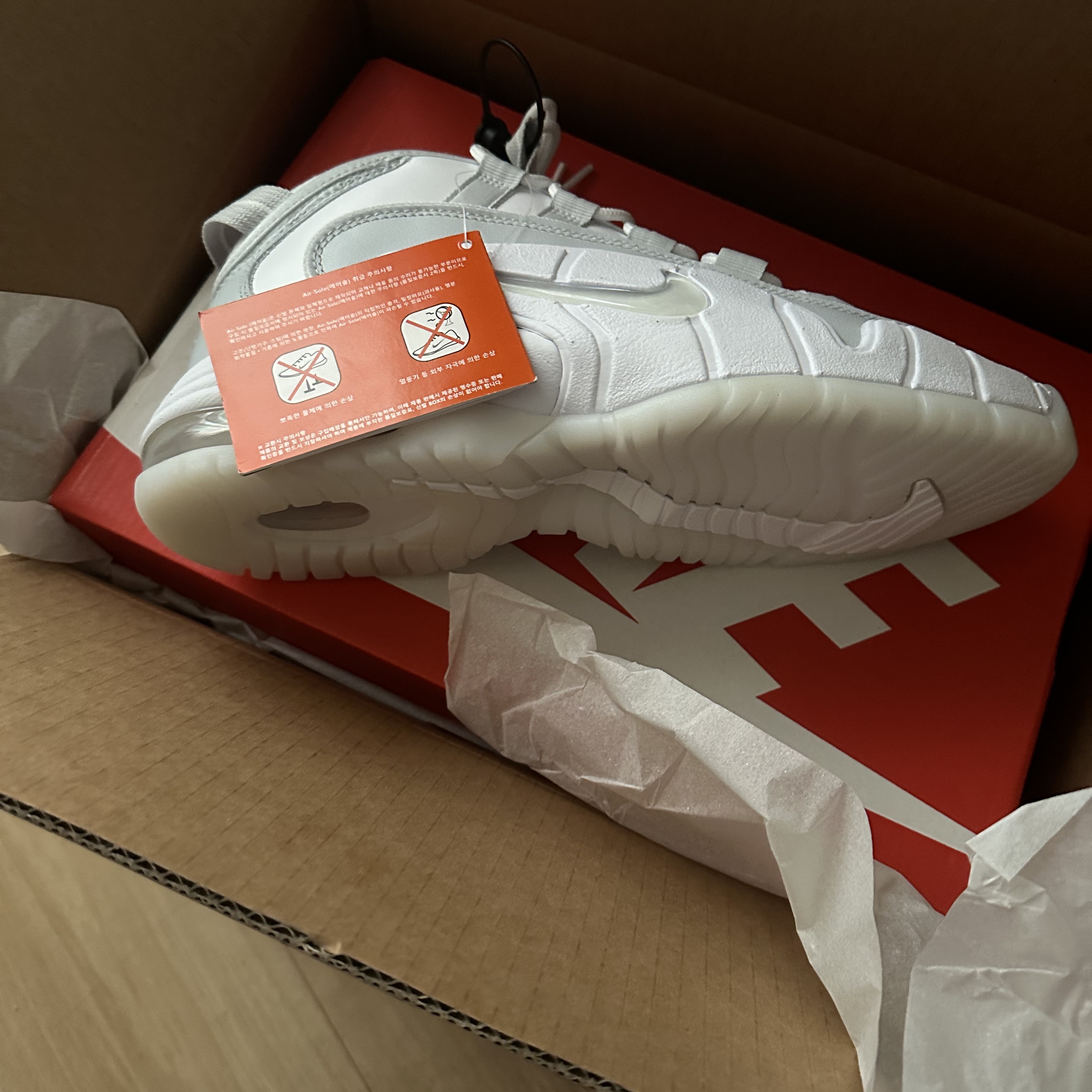 Nike Air Max Penny 1 Pure Platinum 착용 스타일