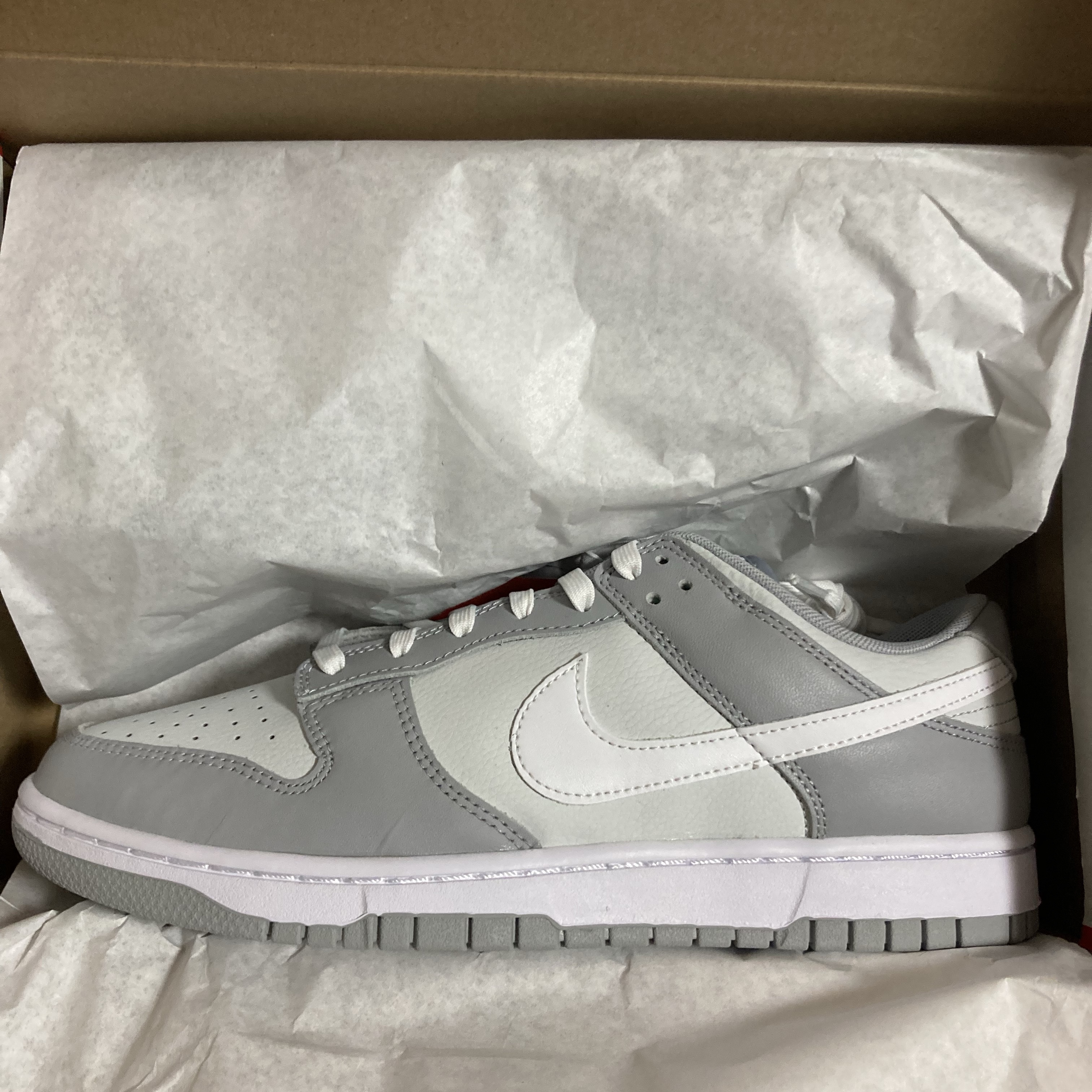 Nike Dunk Low Retro Wolf Grey 착용 스타일