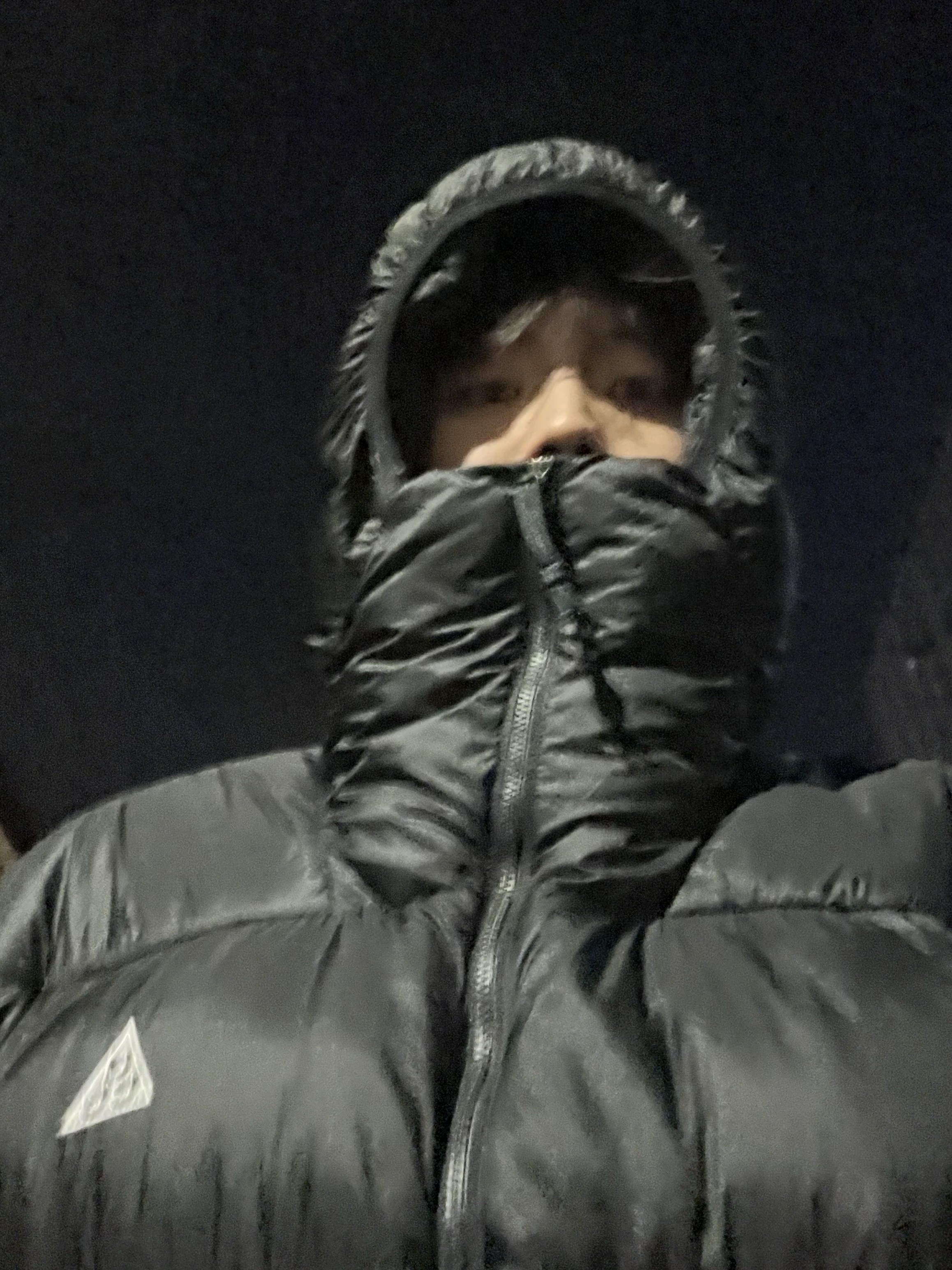 Nike ACG Therma-Fit ADV Lunar Lake Puffer Jacket Black - Asia 착용 스타일
