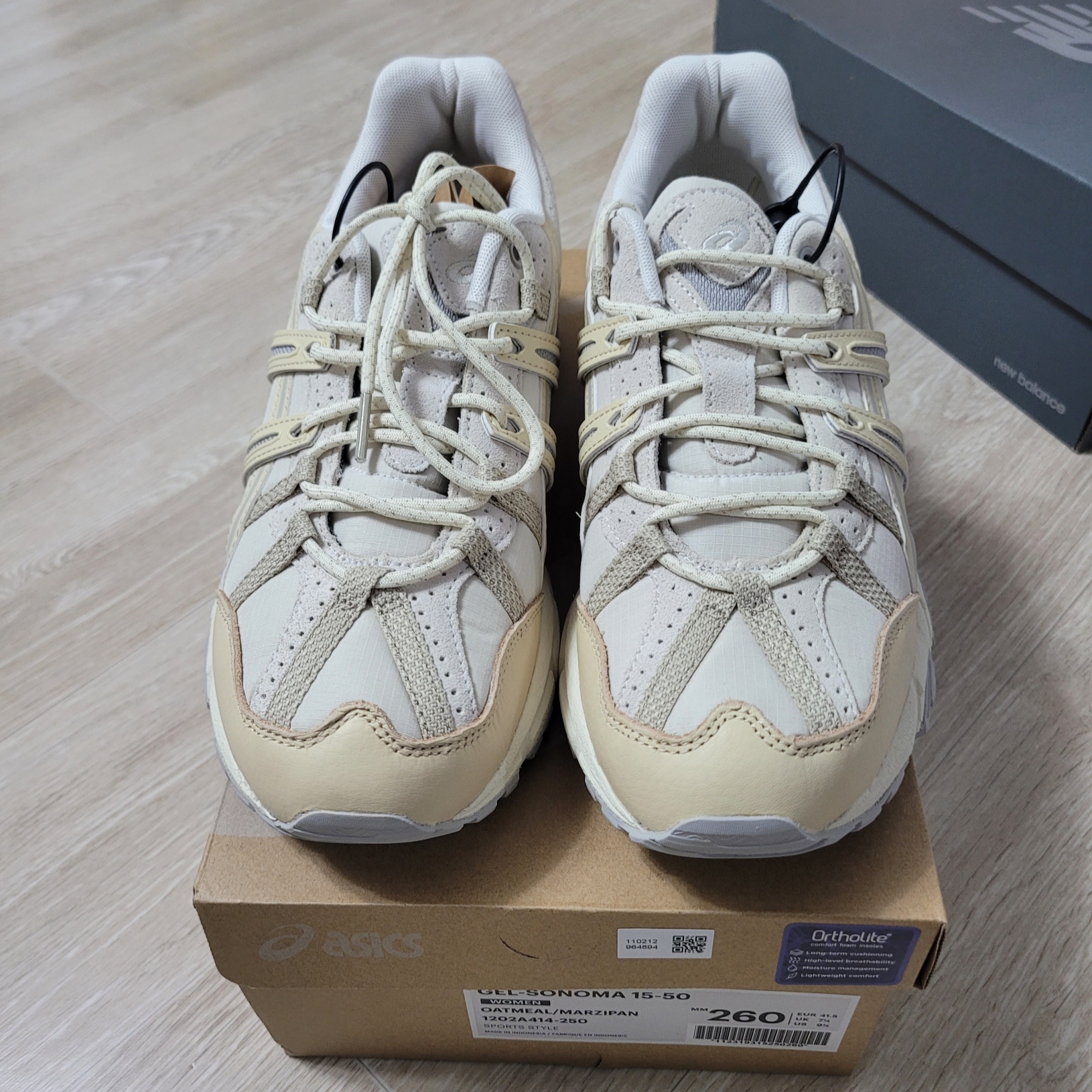 (W) Asics Gel-Sonoma 15-50 Oatmeal 착용 스타일 - 2