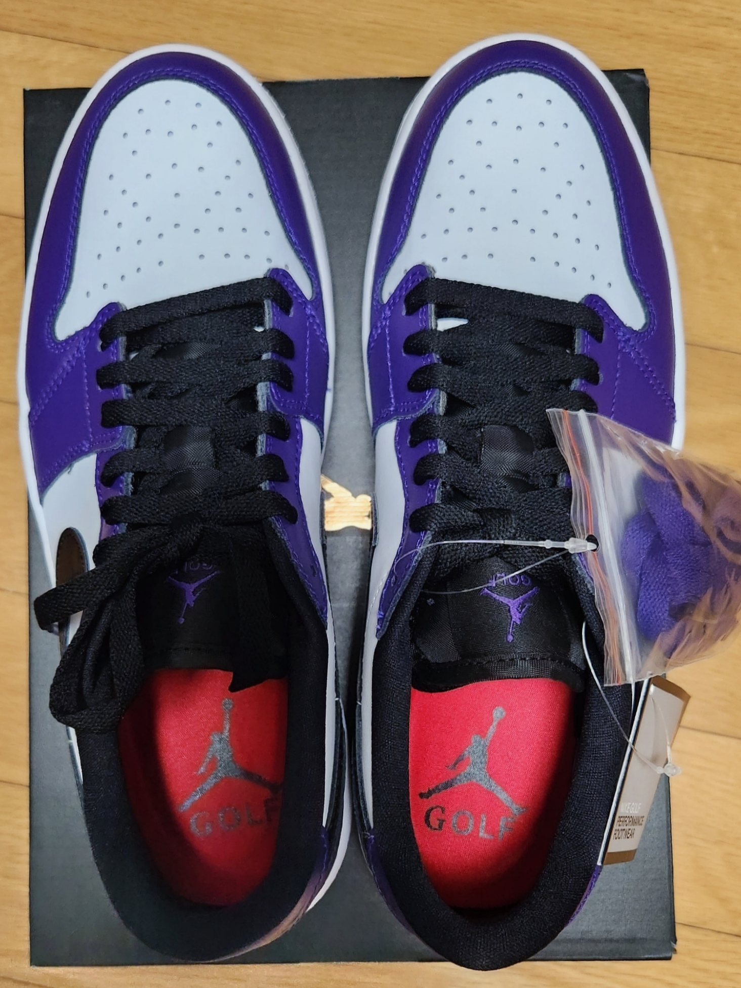 Jordan 1 Low Golf Court Purple 착용 스타일