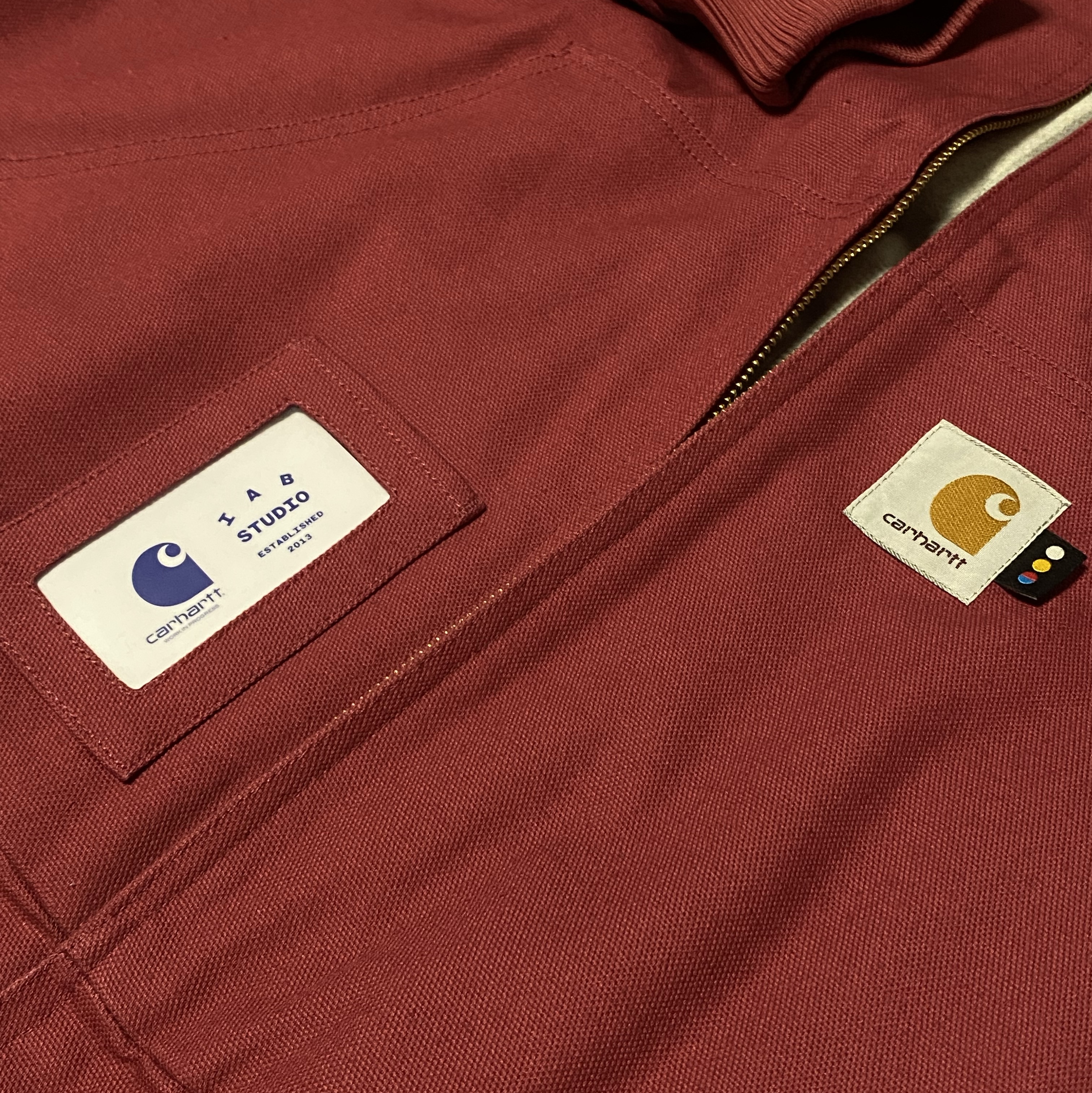 Carhartt WIP x IAB Studio OG Active Jacket Earth Red, Nike x Supreme Air Force 1 Low Flax 착용 스타일 - 2