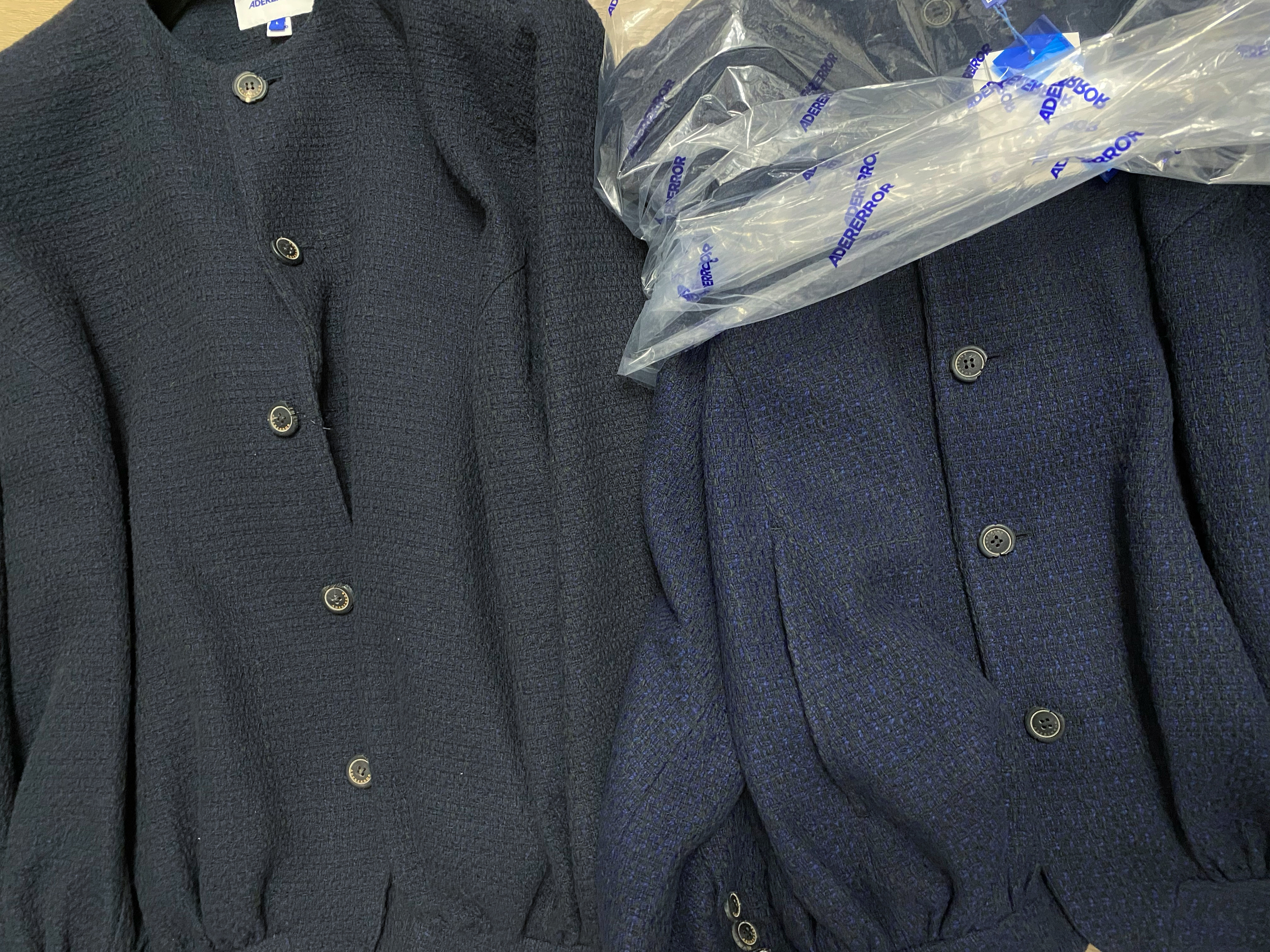 Ader Error Atte Jacket Noir 착용 스타일 - 1