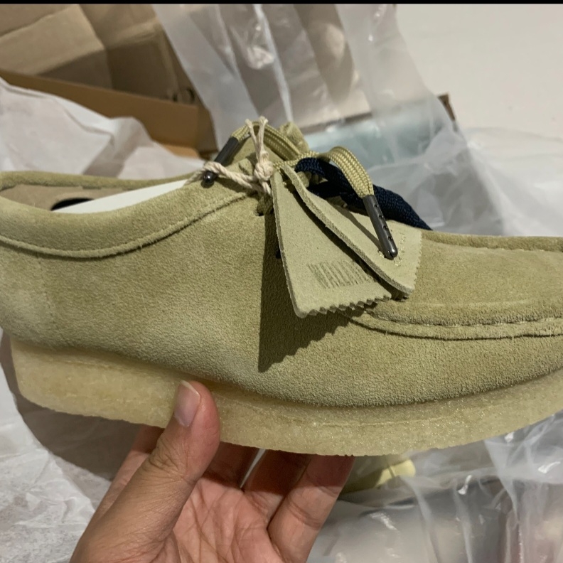 Clarks Wallabee Maple Suede 착용 스타일