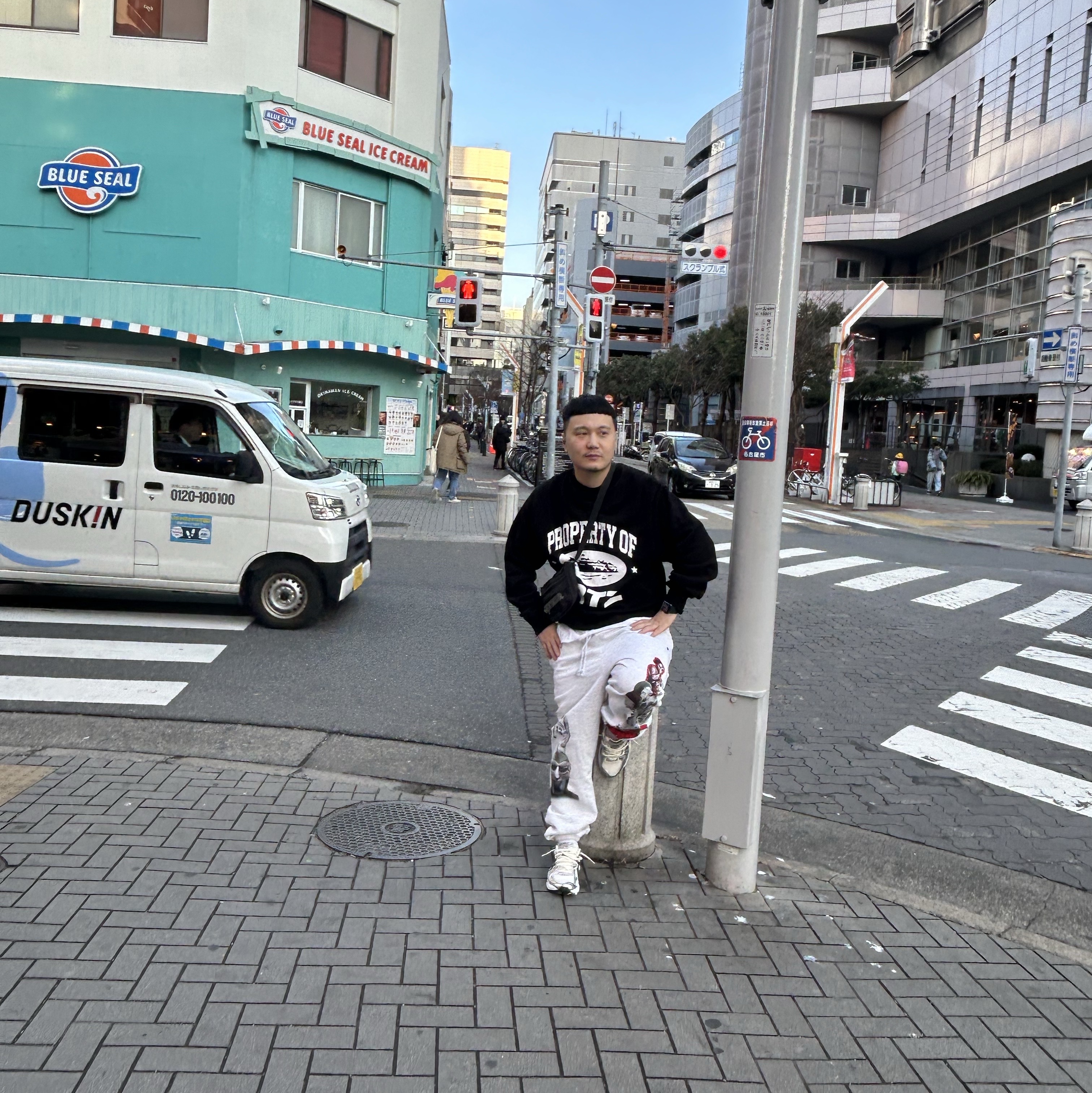 Corteiz P.O.C Sweatshirt Black, Asics Gel-Kayano 14 Cream Black 착용 스타일 - 4