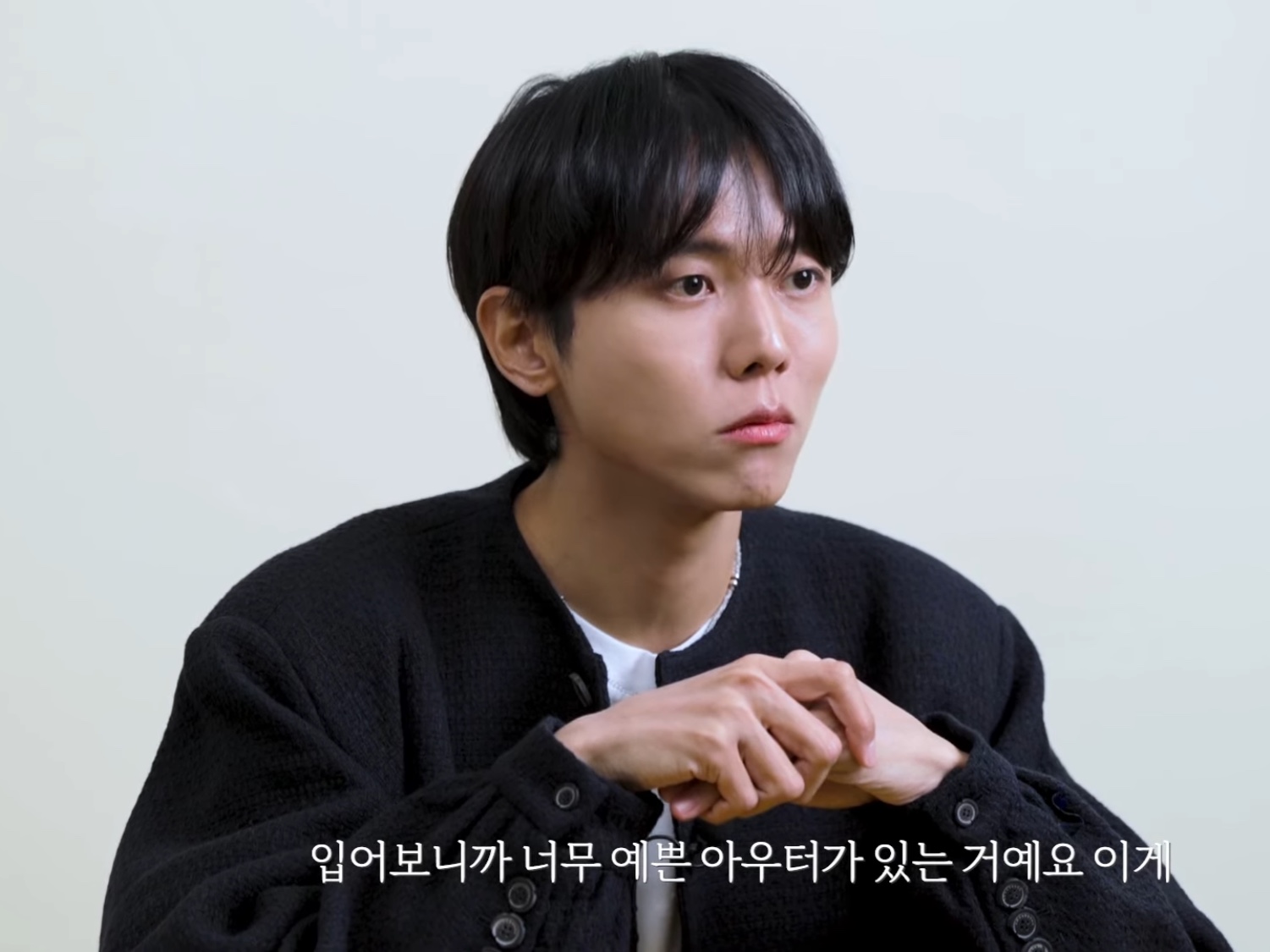 Ader Error Atte Jacket Noir 착용 스타일 - 3