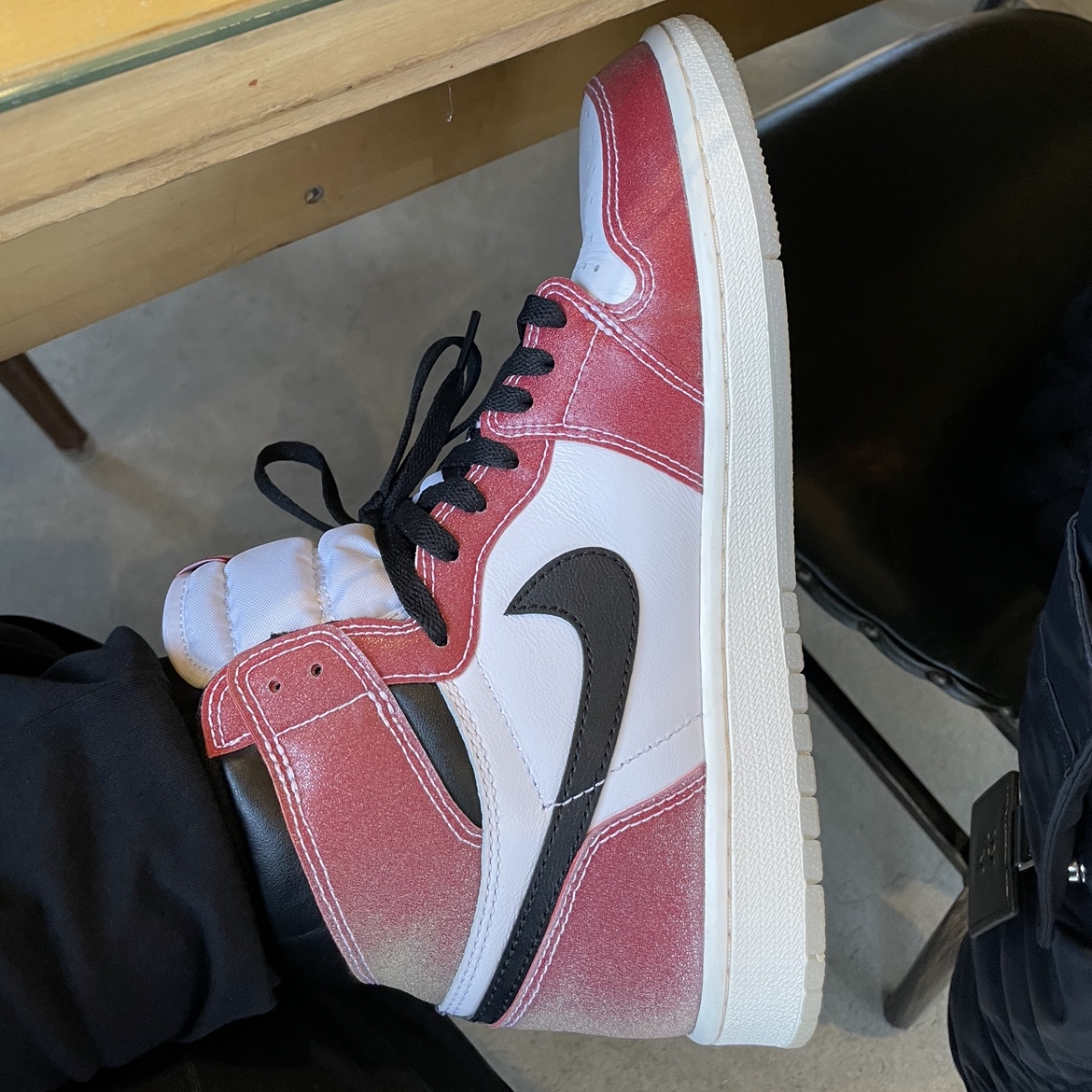 Jordan 1 x Trophy Room Retro High OG SP Chicago 착용 스타일 - 2