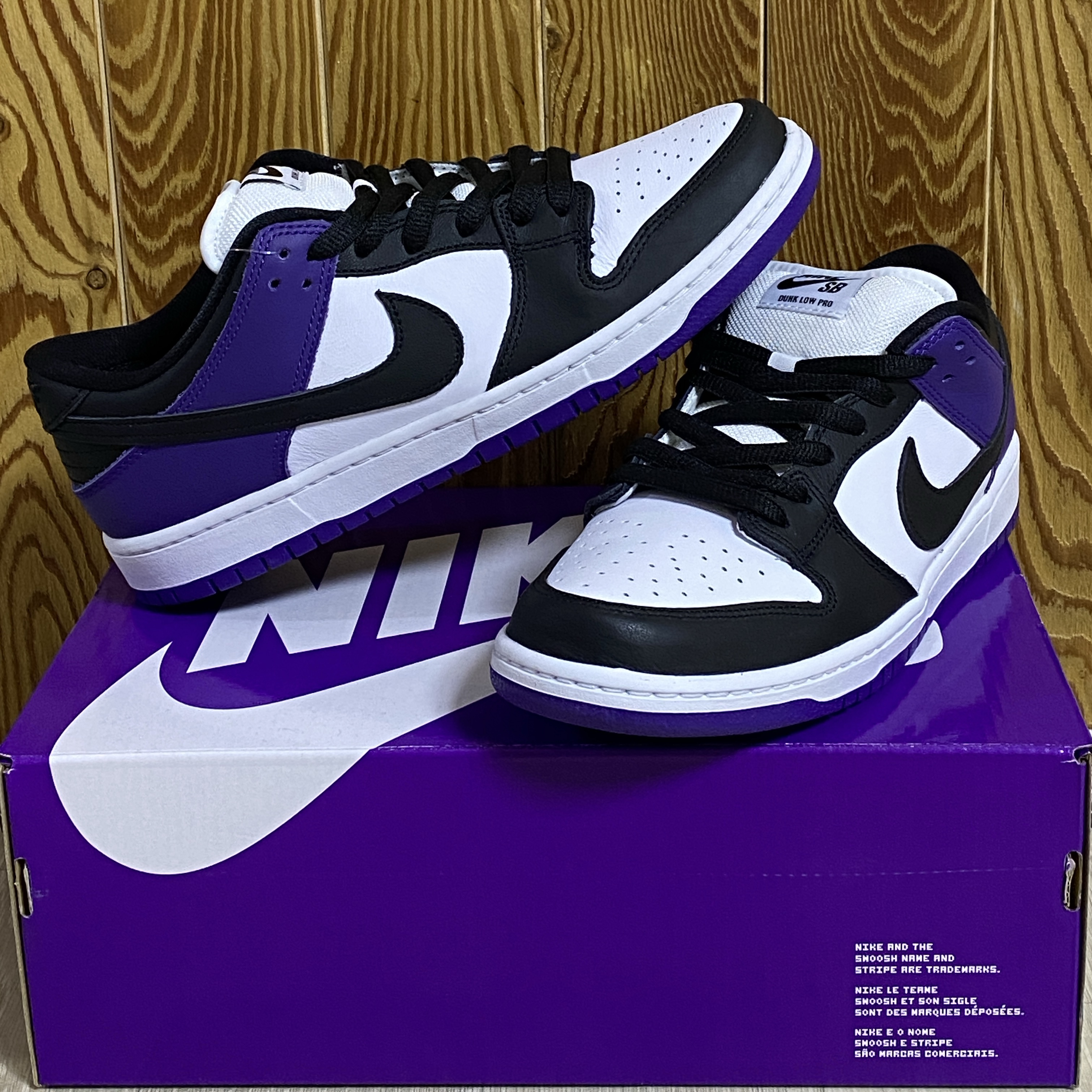 Nike SB Dunk Low Pro Court Purple 착용 스타일